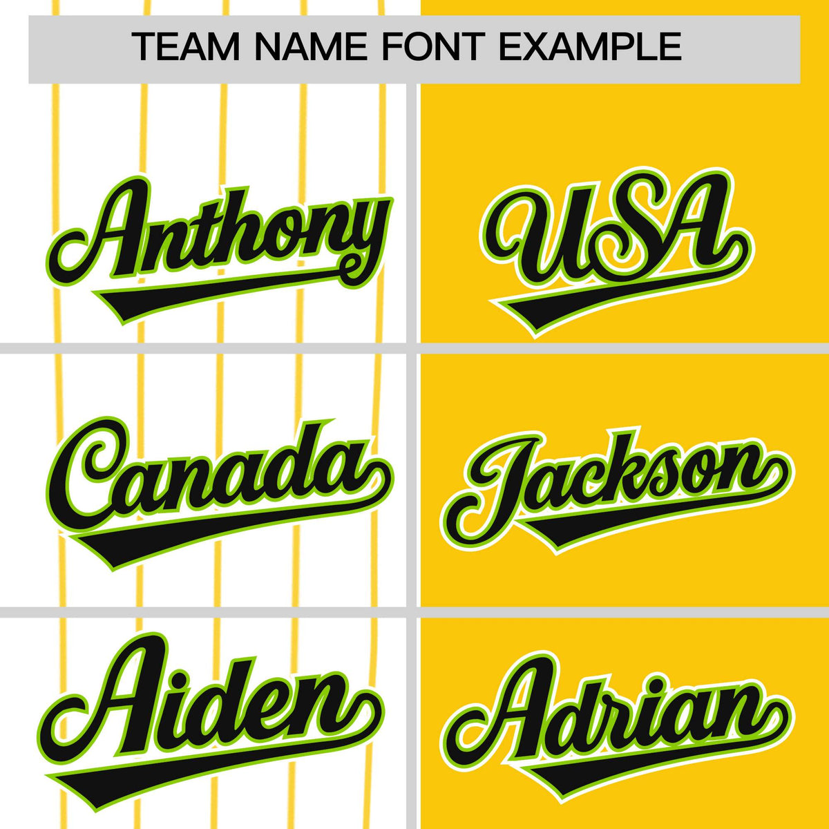 Custom White Gold and Neon Green Pinstripe Personalized Raglan Sleeves Authentic Baseball Jersey