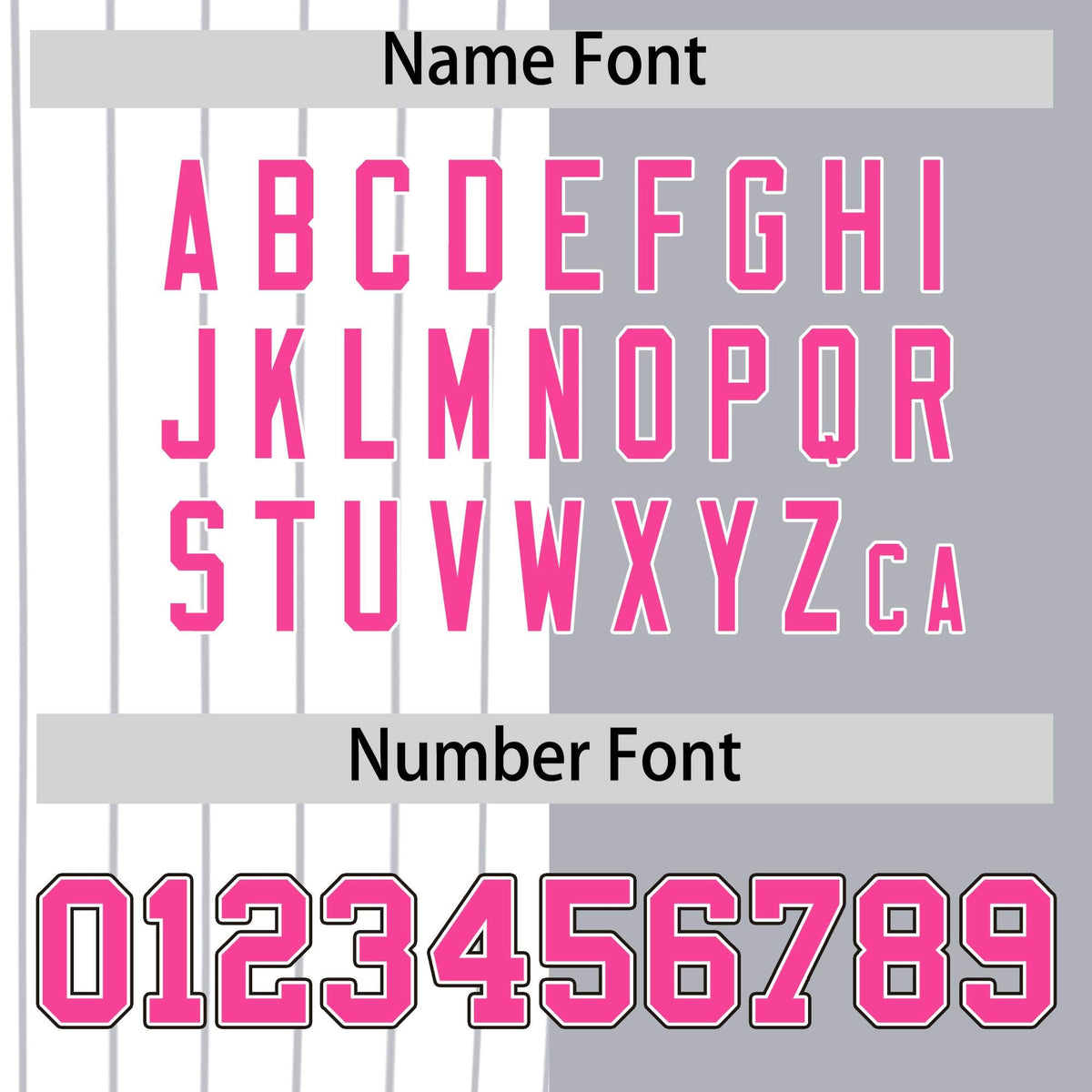 Custom White Gray and Pink Pinstripe Personalized Raglan Sleeves Authentic Baseball Jersey