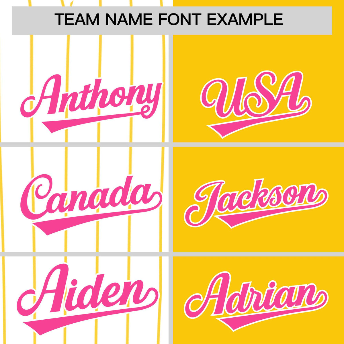 Custom White Gold and Pink Pinstripe Personalized Raglan Sleeves Authentic Baseball Jersey