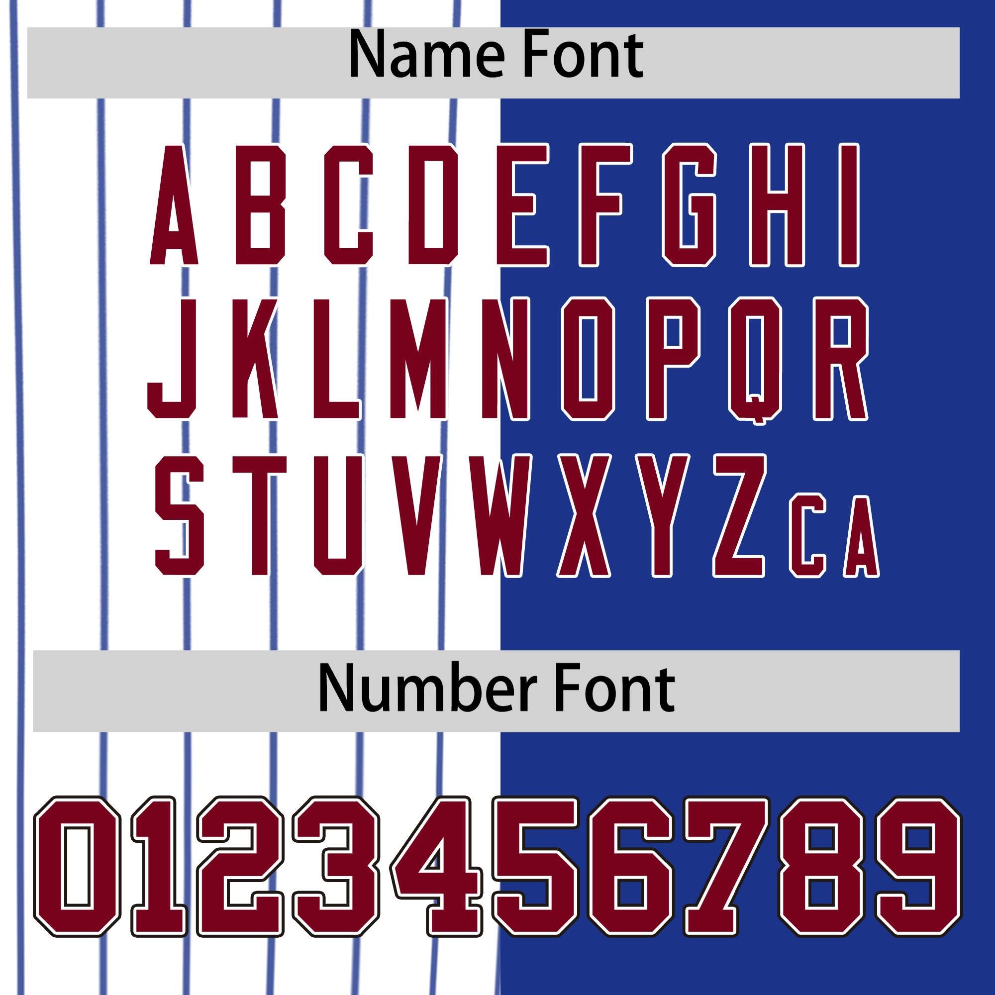 Custom White Royal and Crimson Pinstripe Personalized Raglan Sleeves Authentic Baseball Jersey