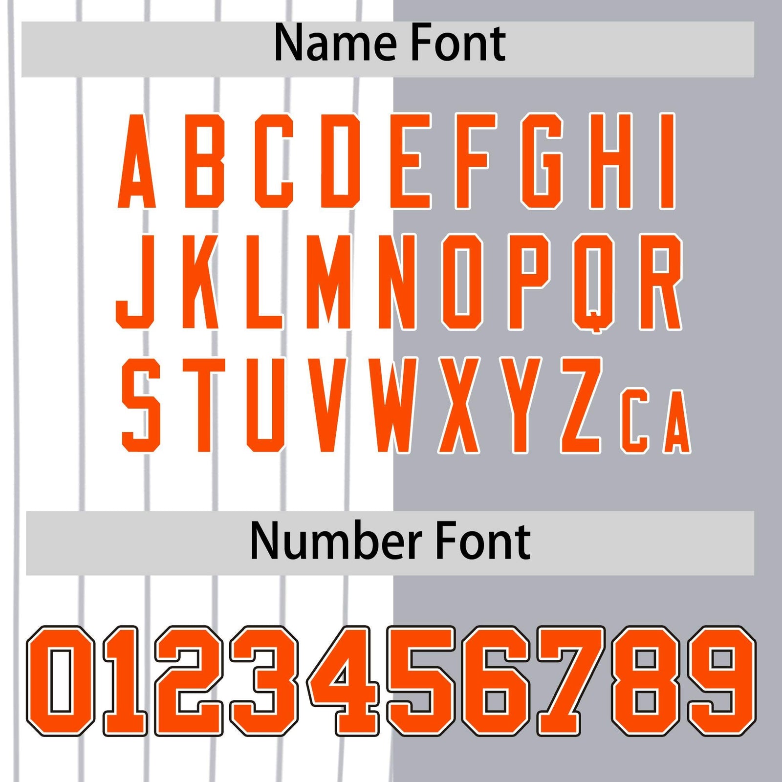 Custom White Gray and Orange Pinstripe Personalized Raglan Sleeves Authentic Baseball Jersey