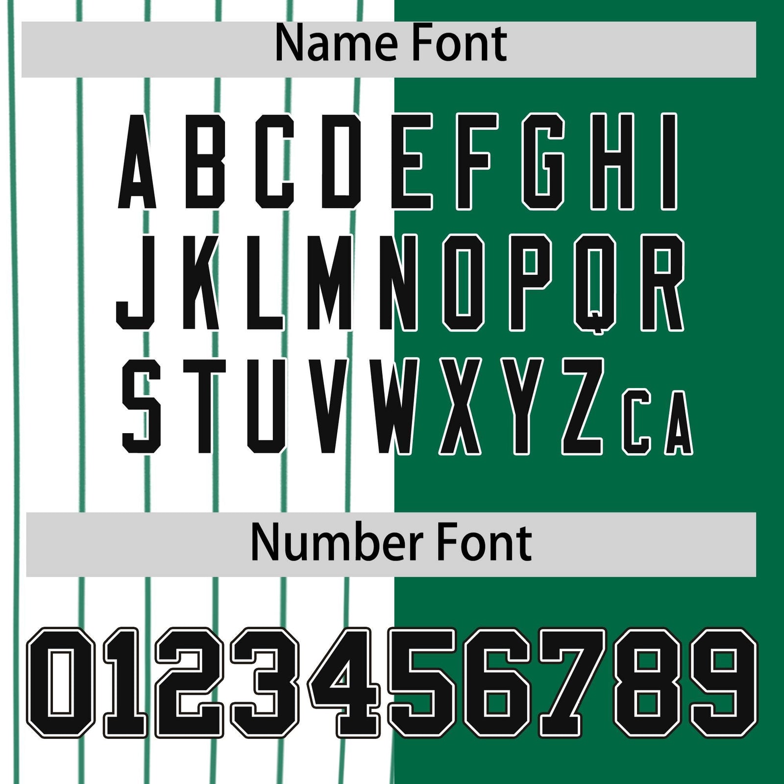 Custom White Kelly Green and Black Pinstripe Personalized Raglan Sleeves Authentic Baseball Jersey