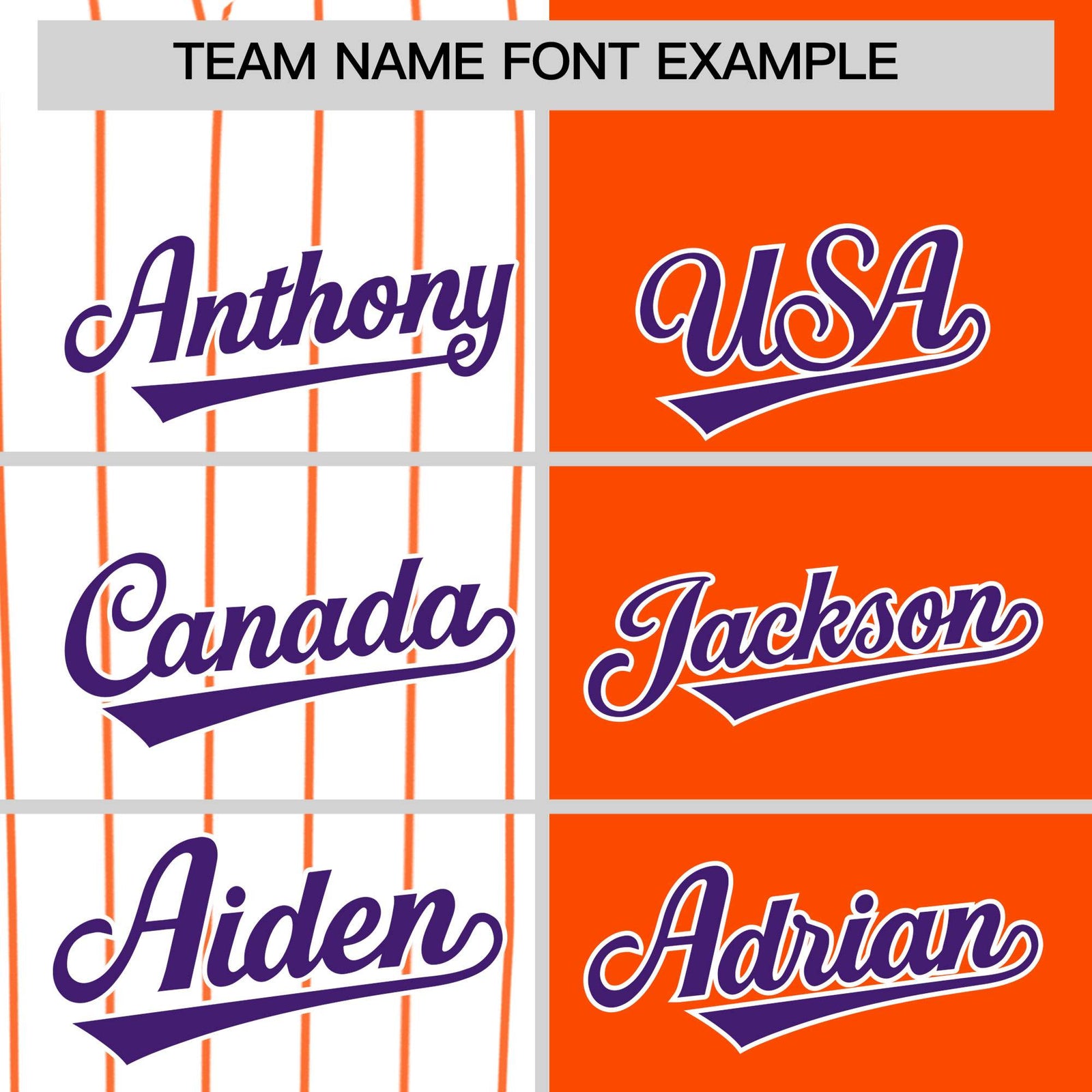 Custom White Orange and Purple Pinstripe Personalized Raglan Sleeves Authentic Baseball Jersey
