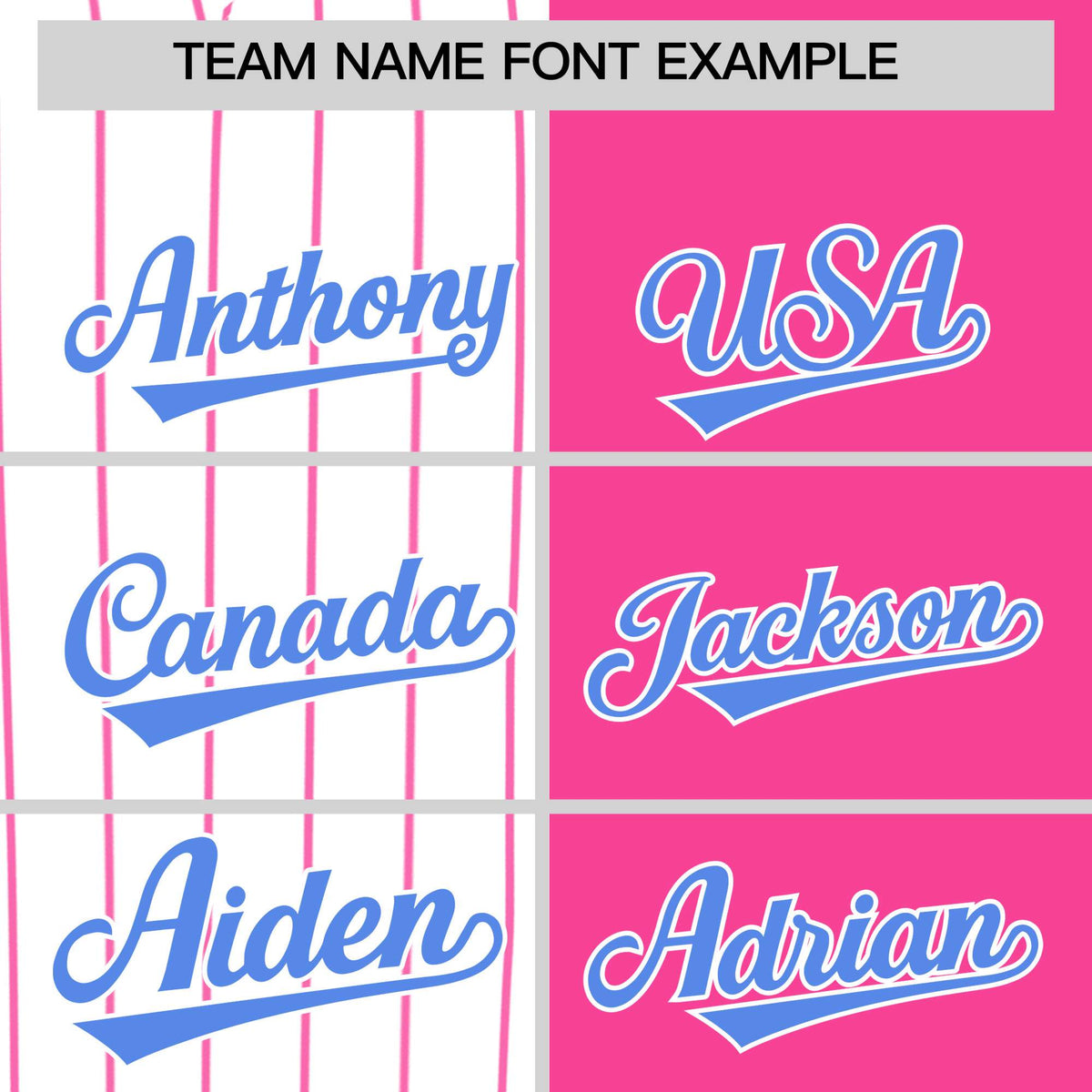 Custom White Pink and Powder Blue Pinstripe Personalized Raglan Sleeves Authentic Baseball Jersey