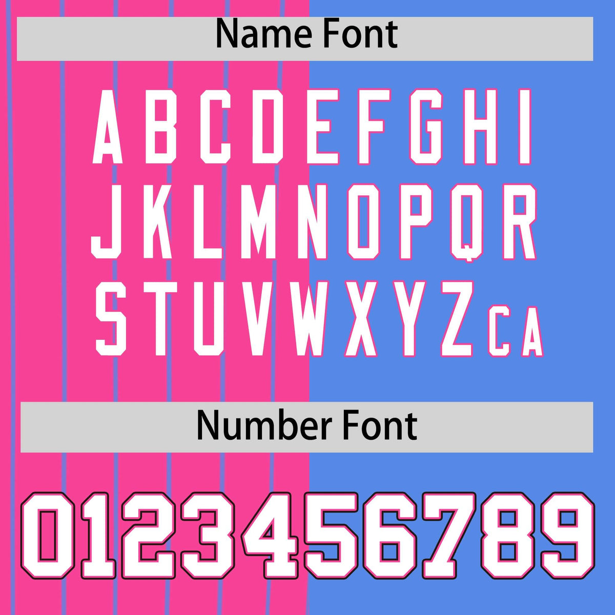 Custom Pink Powder Blue and White Pinstripe Personalized Raglan Sleeves Authentic Baseball Jersey