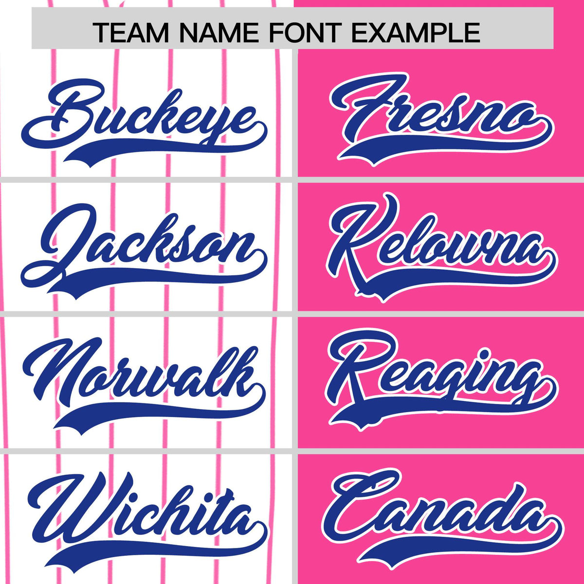 Custom White Pink and Royal Pinstripe Personalized Raglan Sleeves Authentic Baseball Jersey