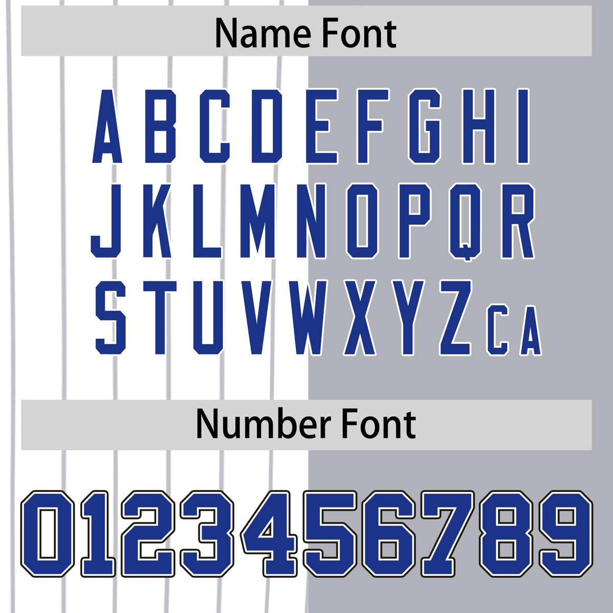 Custom White Gray and Royal Pinstripe Personalized Raglan Sleeves Authentic Baseball Jersey