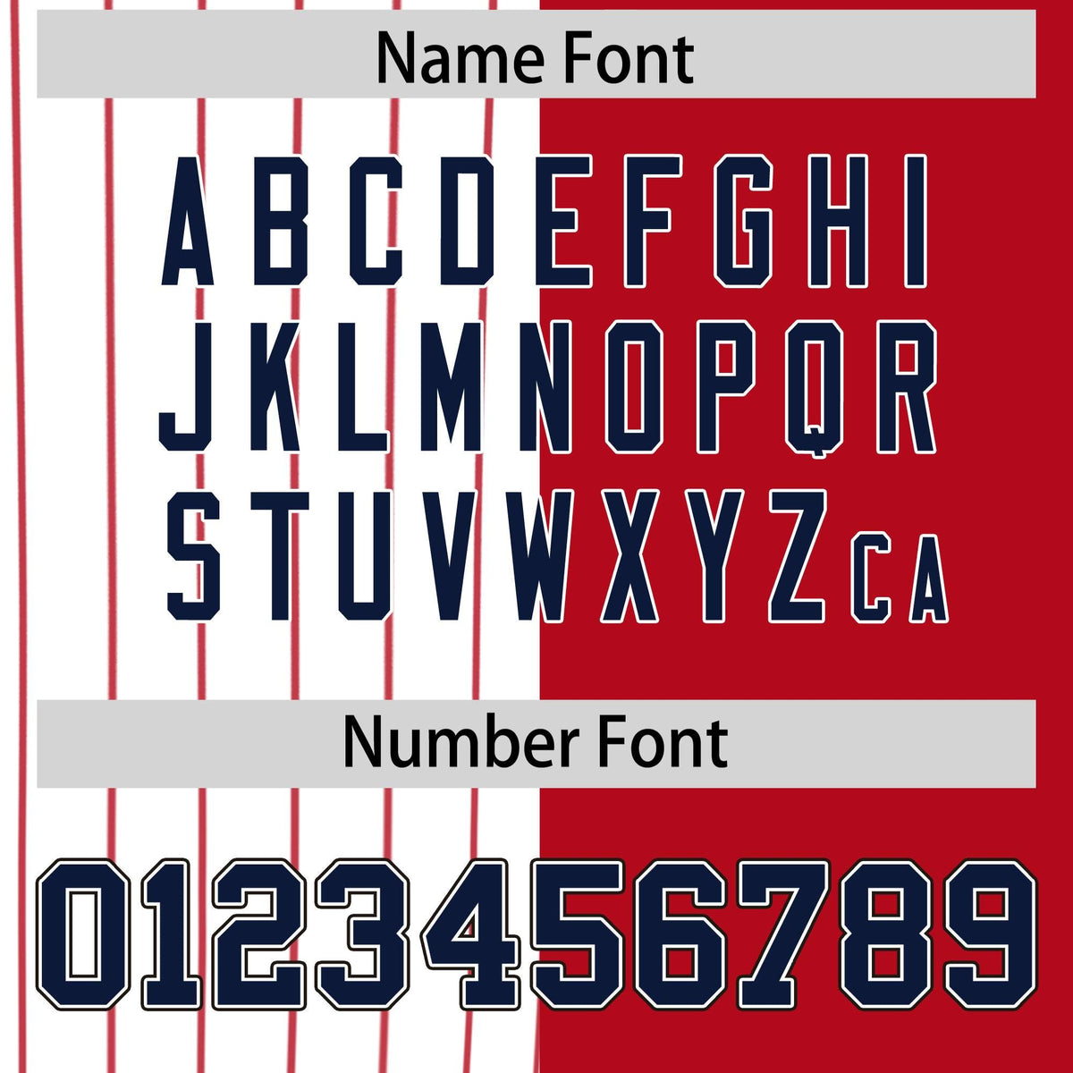 Custom White Red and Navy Pinstripe Personalized Raglan Sleeves Authentic Baseball Jersey