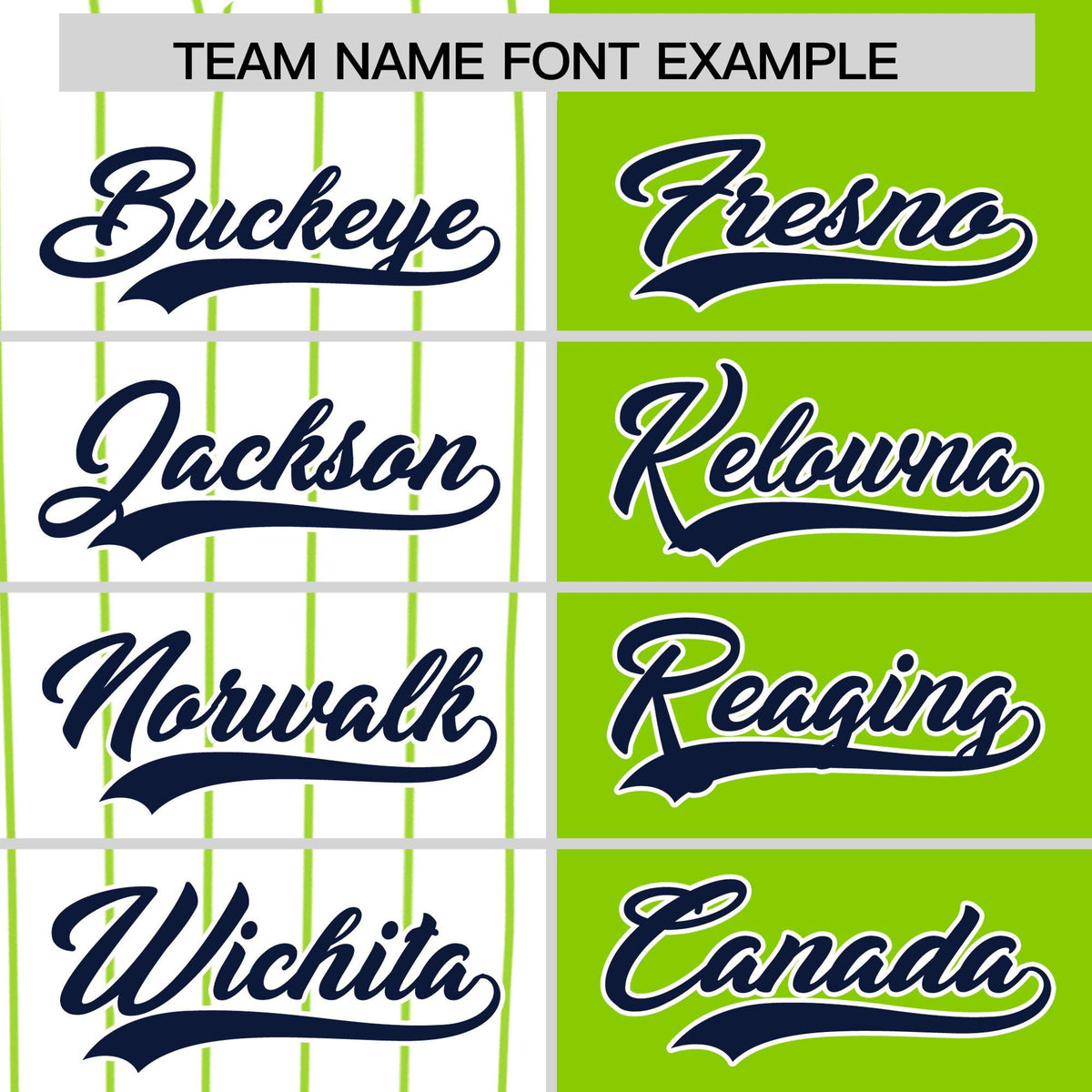 Custom White Neon Green and Navy Pinstripe Personalized Raglan Sleeves Authentic Baseball Jersey