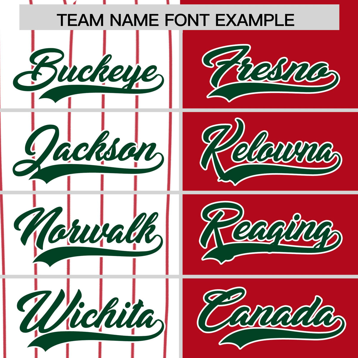 Custom White Red and Green Pinstripe Personalized Raglan Sleeves Authentic Baseball Jersey