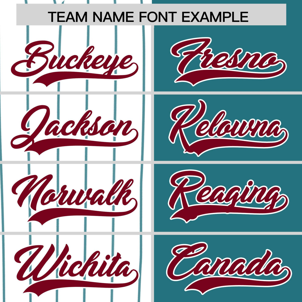 Custom White Teal and Crimson Pinstripe Personalized Raglan Sleeves Authentic Baseball Jersey