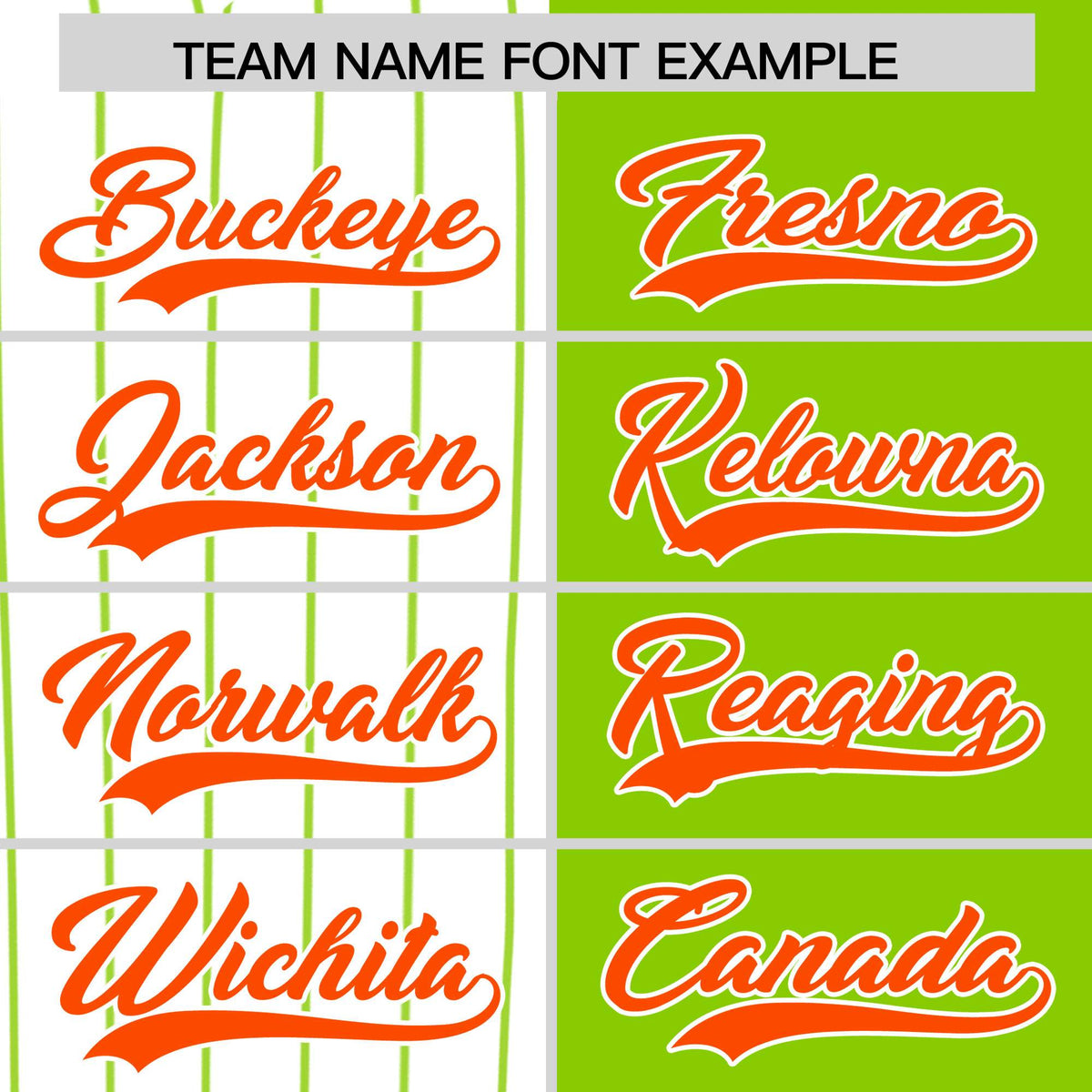 Custom White Neon Green and Orange Pinstripe Personalized Raglan Sleeves Authentic Baseball Jersey