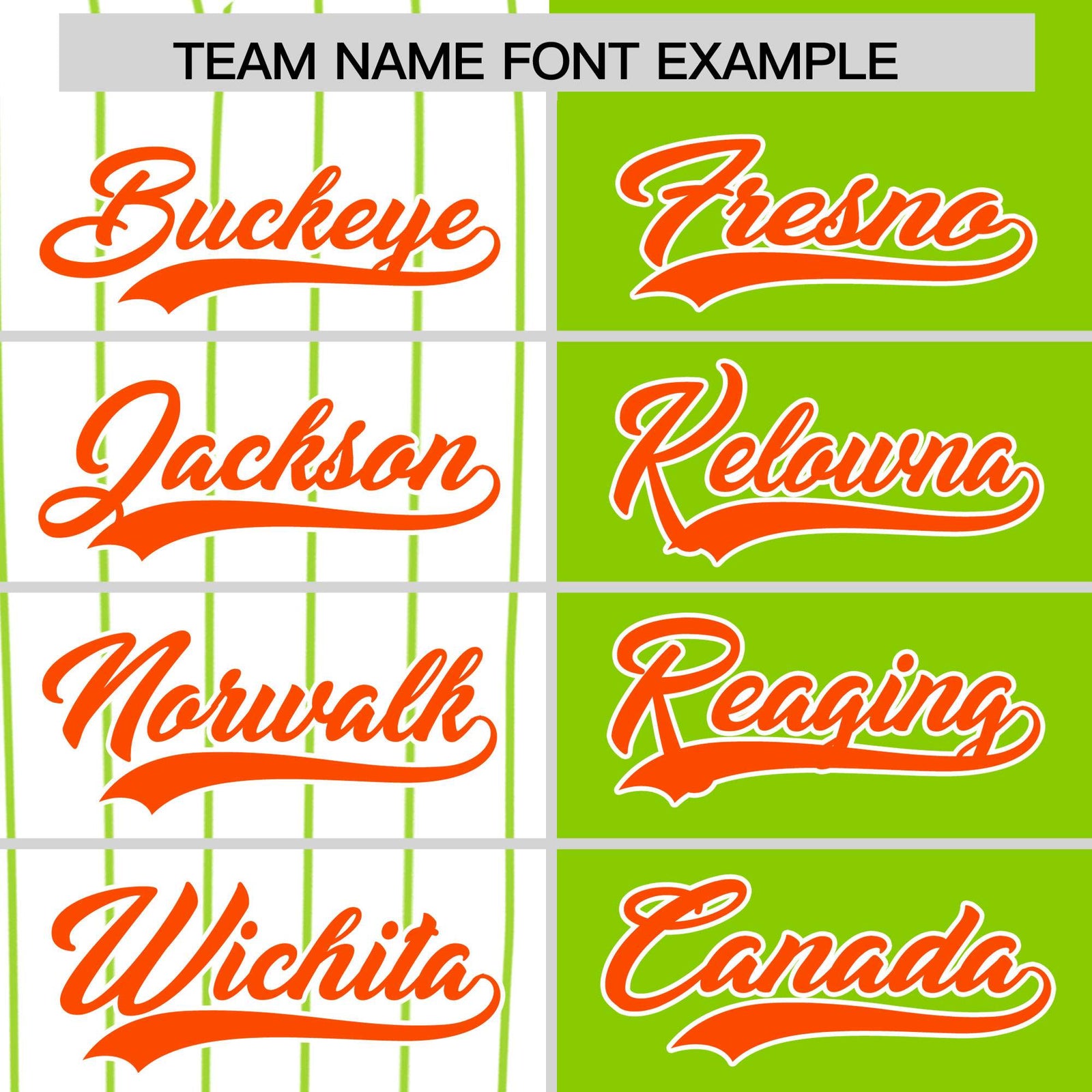 Custom White Neon Green and Orange Pinstripe Personalized Raglan Sleeves Authentic Baseball Jersey