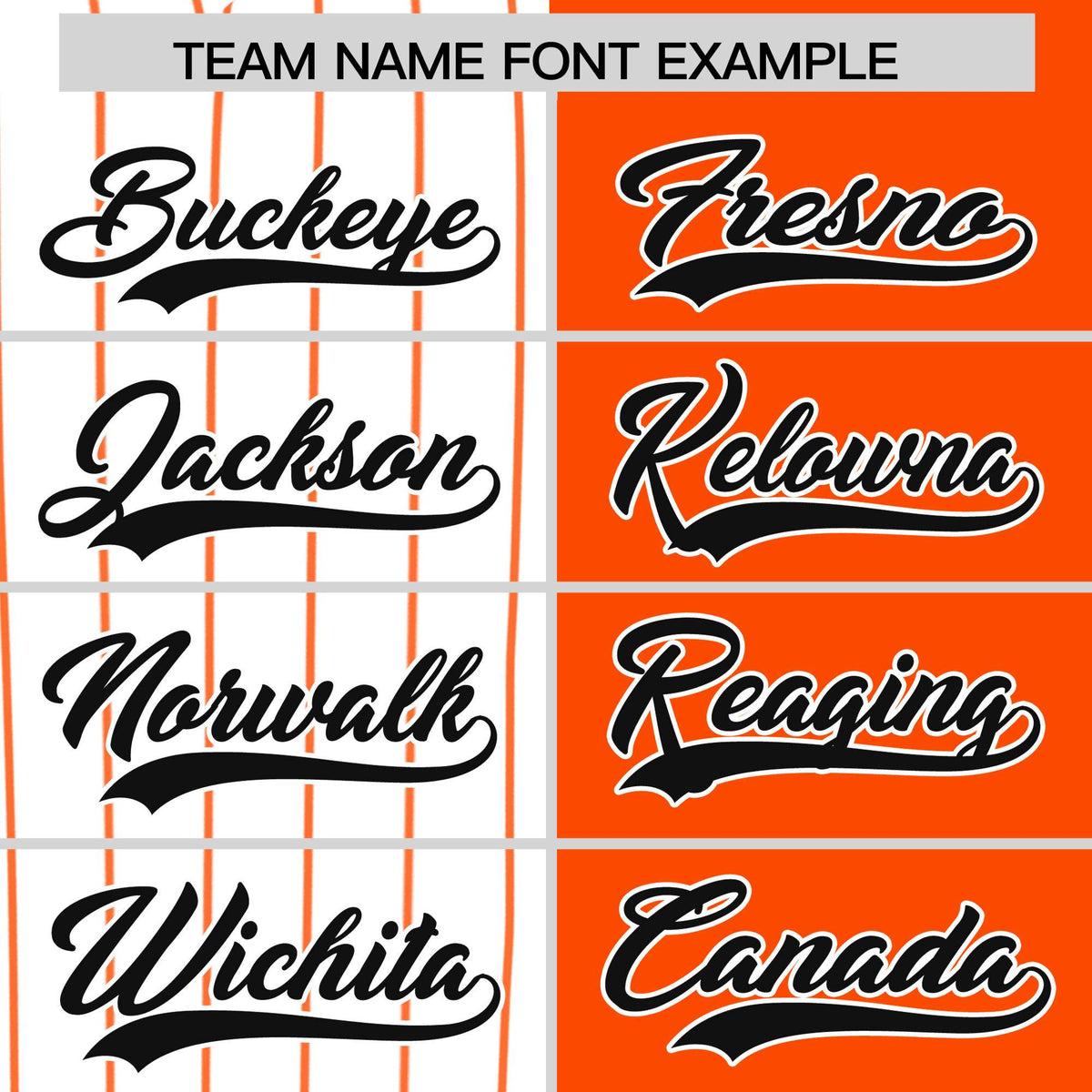 Custom White Orange and Black Pinstripe Personalized Raglan Sleeves Authentic Baseball Jersey