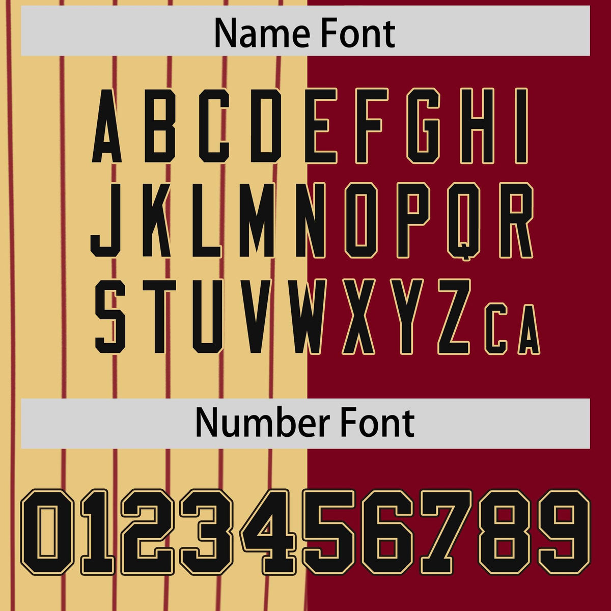 Custom Khaki Crimson and Black Pinstripe Personalized Raglan Sleeves Authentic Baseball Jersey