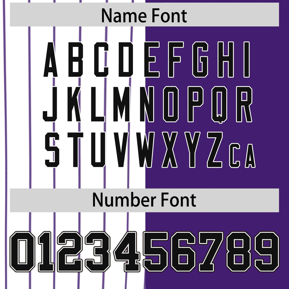 Custom White Purple and Black Pinstripe Personalized Raglan Sleeves Authentic Baseball Jersey