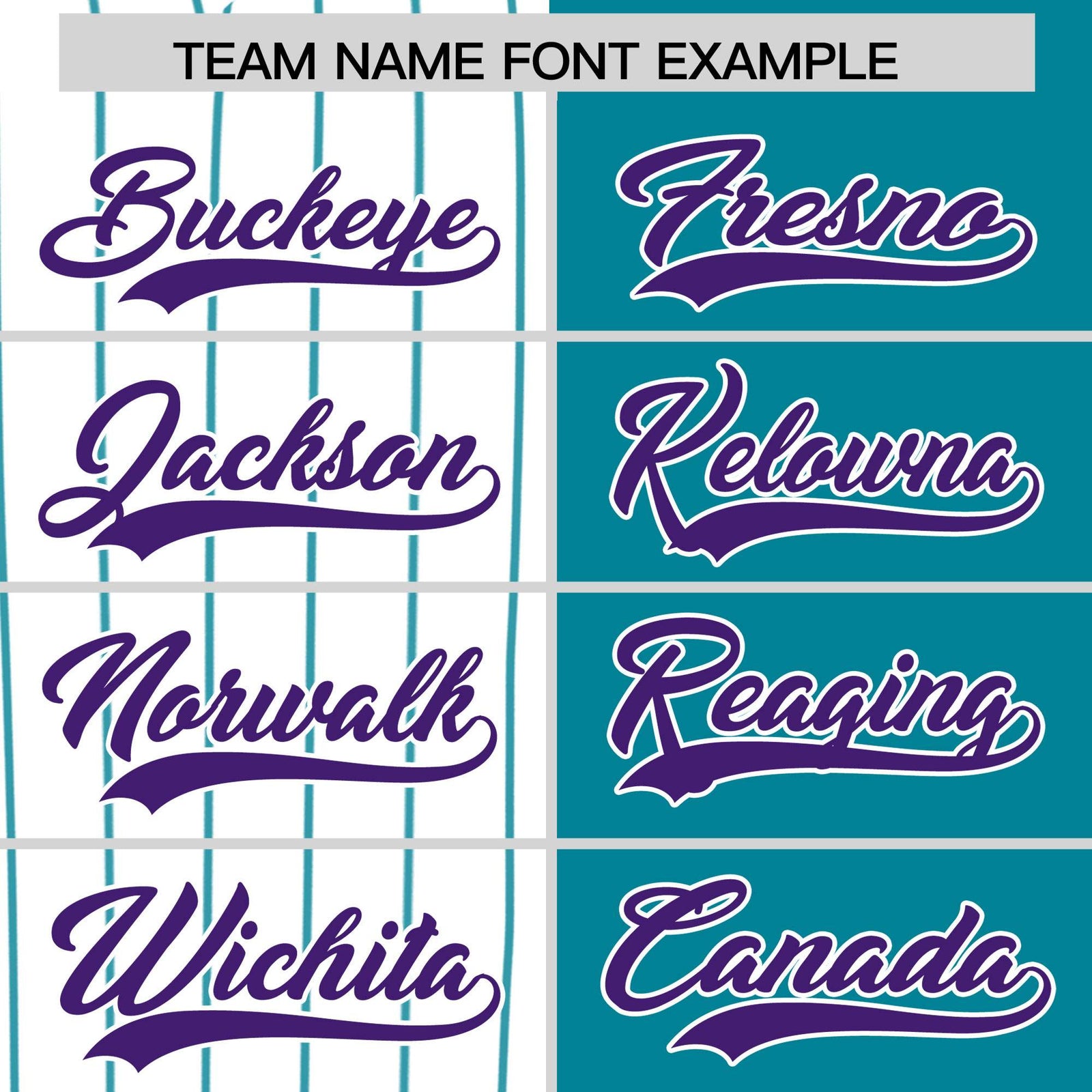 Custom White Teal and Purple Pinstripe Personalized Raglan Sleeves Authentic Baseball Jersey