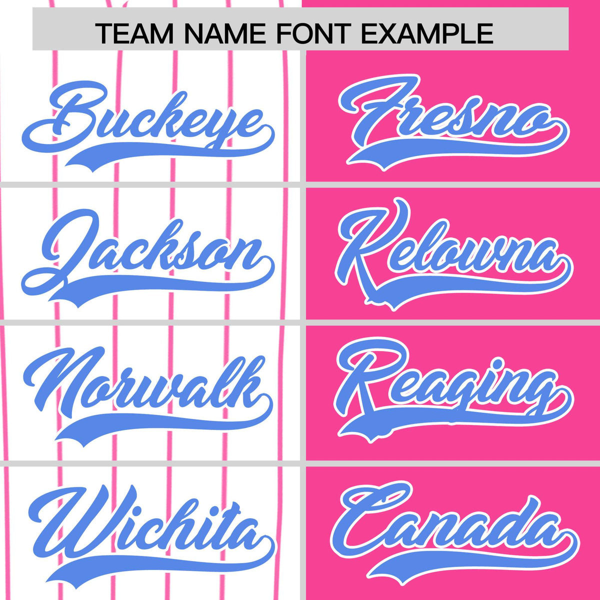 Custom White Pink and Powder Blue Pinstripe Personalized Raglan Sleeves Authentic Baseball Jersey