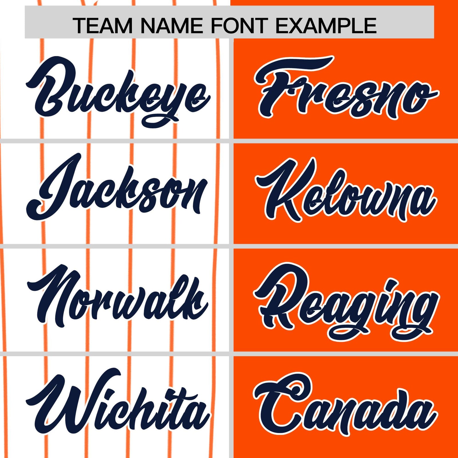 Custom White Orange and Navy Pinstripe Personalized Raglan Sleeves Authentic Baseball Jersey