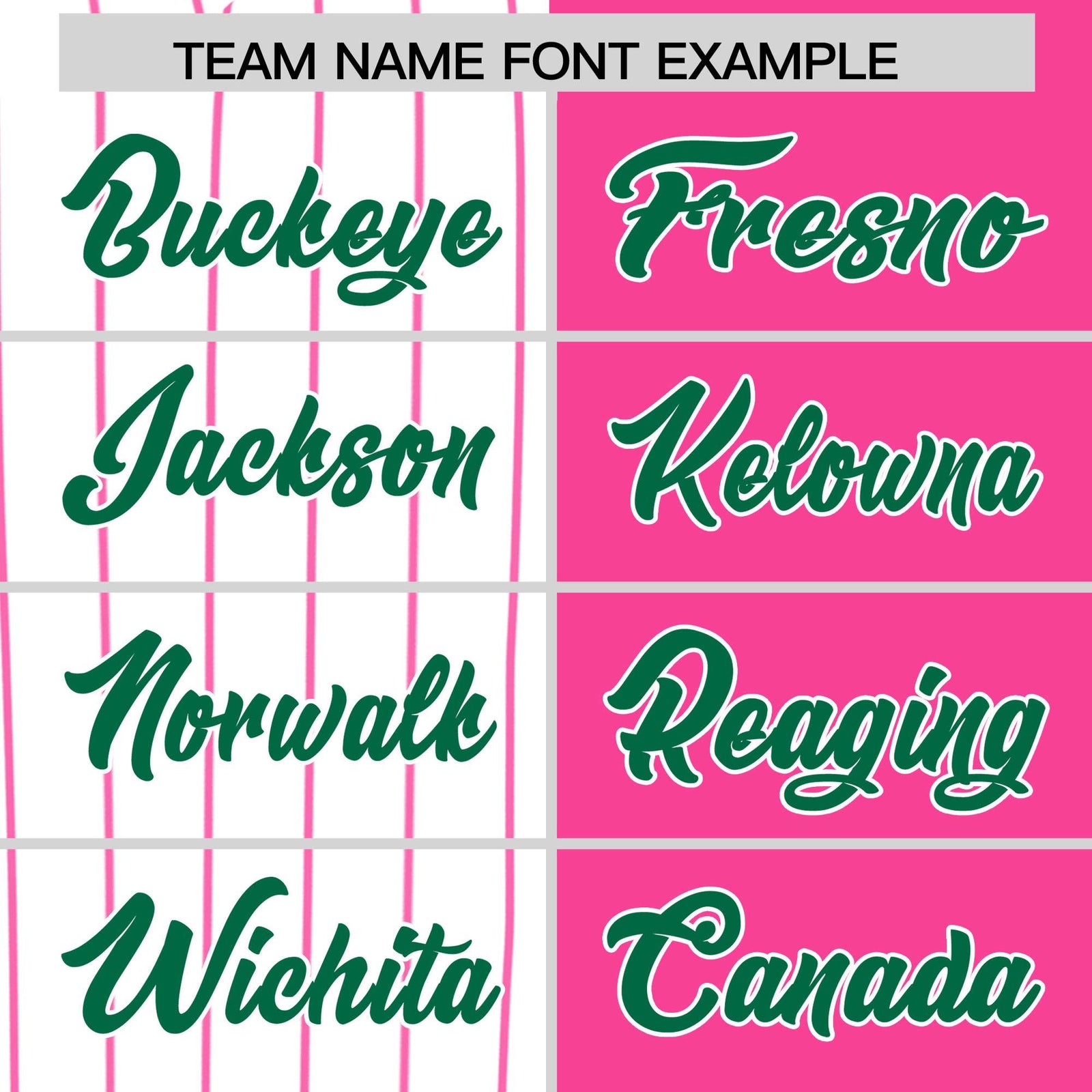 Custom White Pink and Kelly Green Pinstripe Personalized Raglan Sleeves Authentic Baseball Jersey