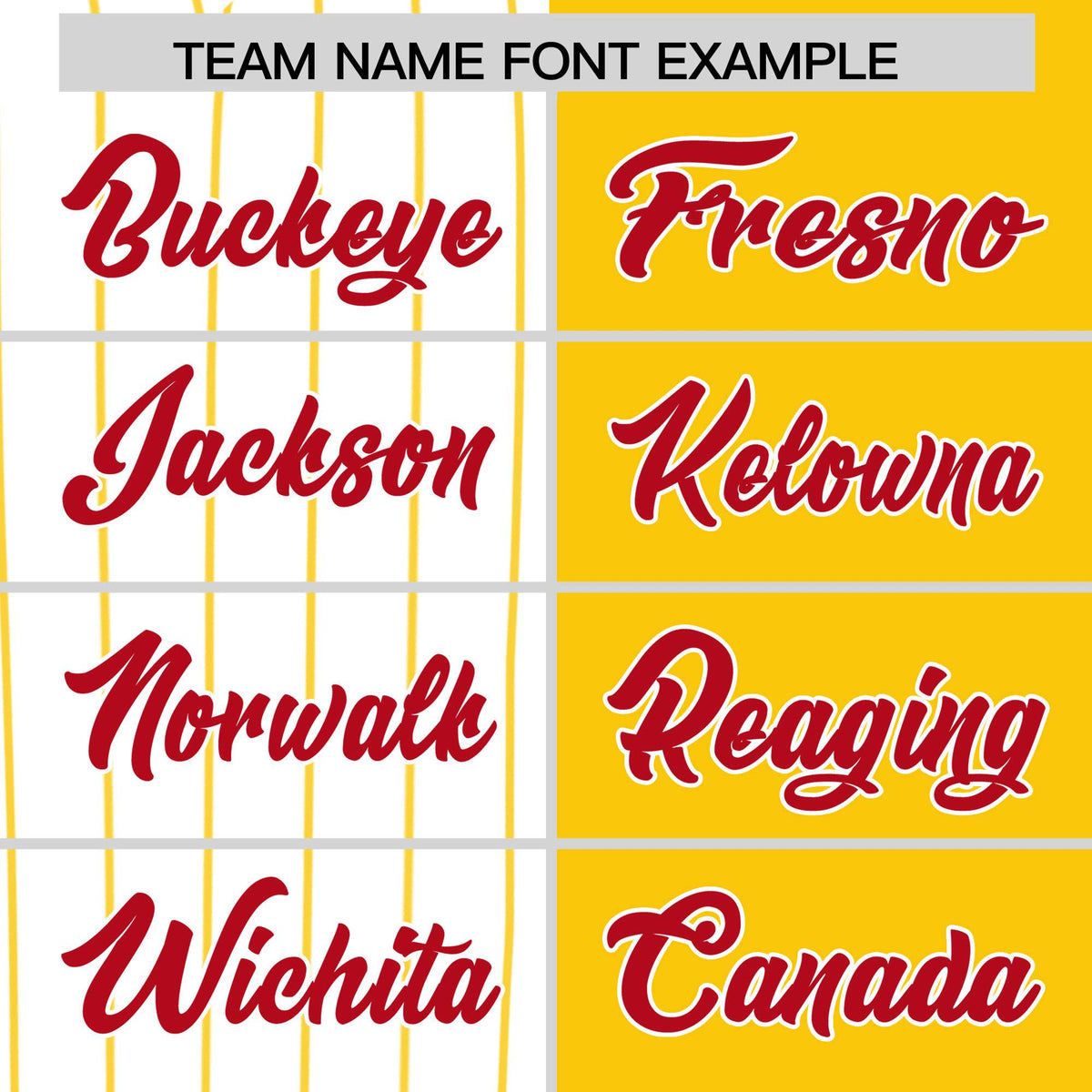 Custom White Gold and Red Pinstripe Personalized Raglan Sleeves Authentic Baseball Jersey