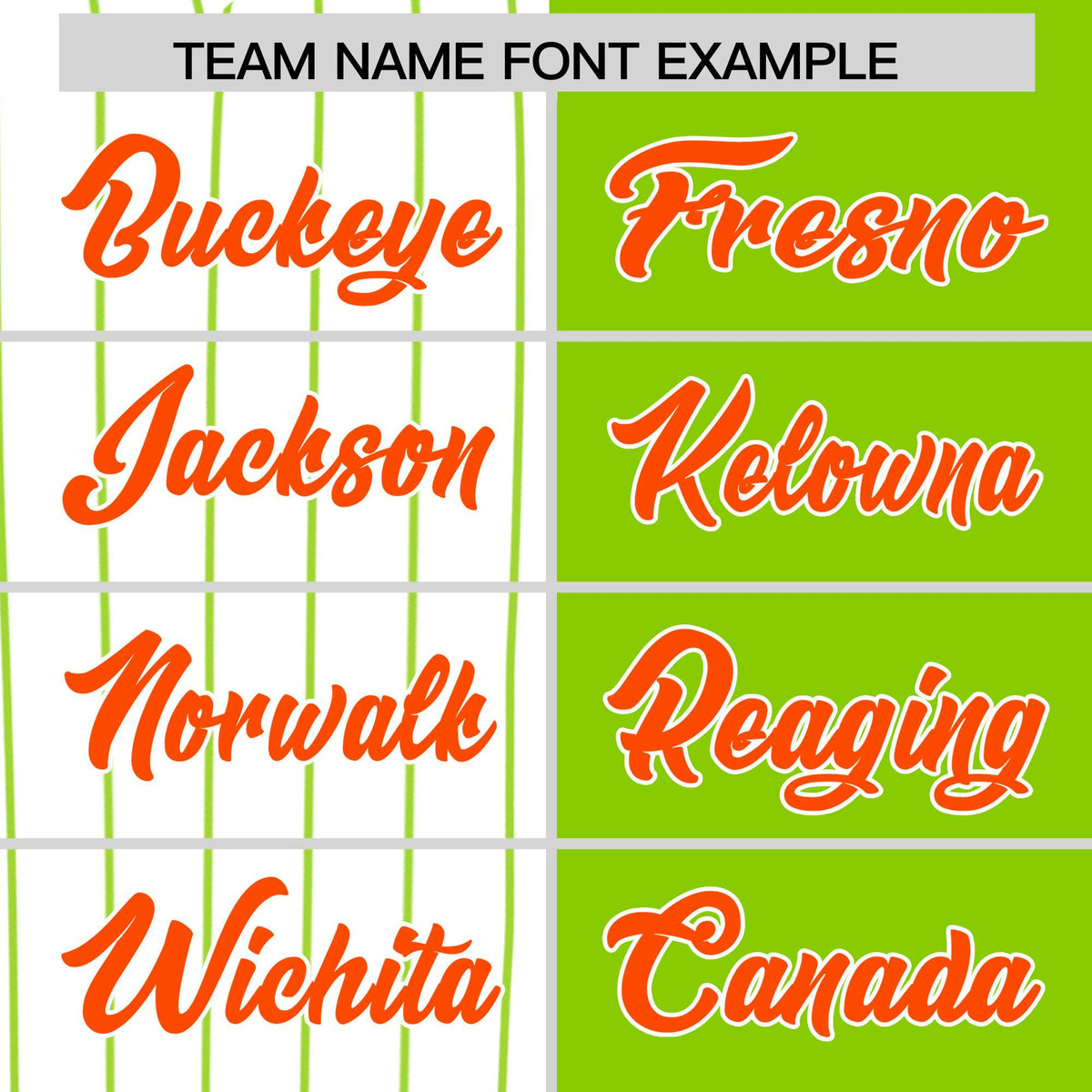 Custom White Neon Green and Orange Pinstripe Personalized Raglan Sleeves Authentic Baseball Jersey