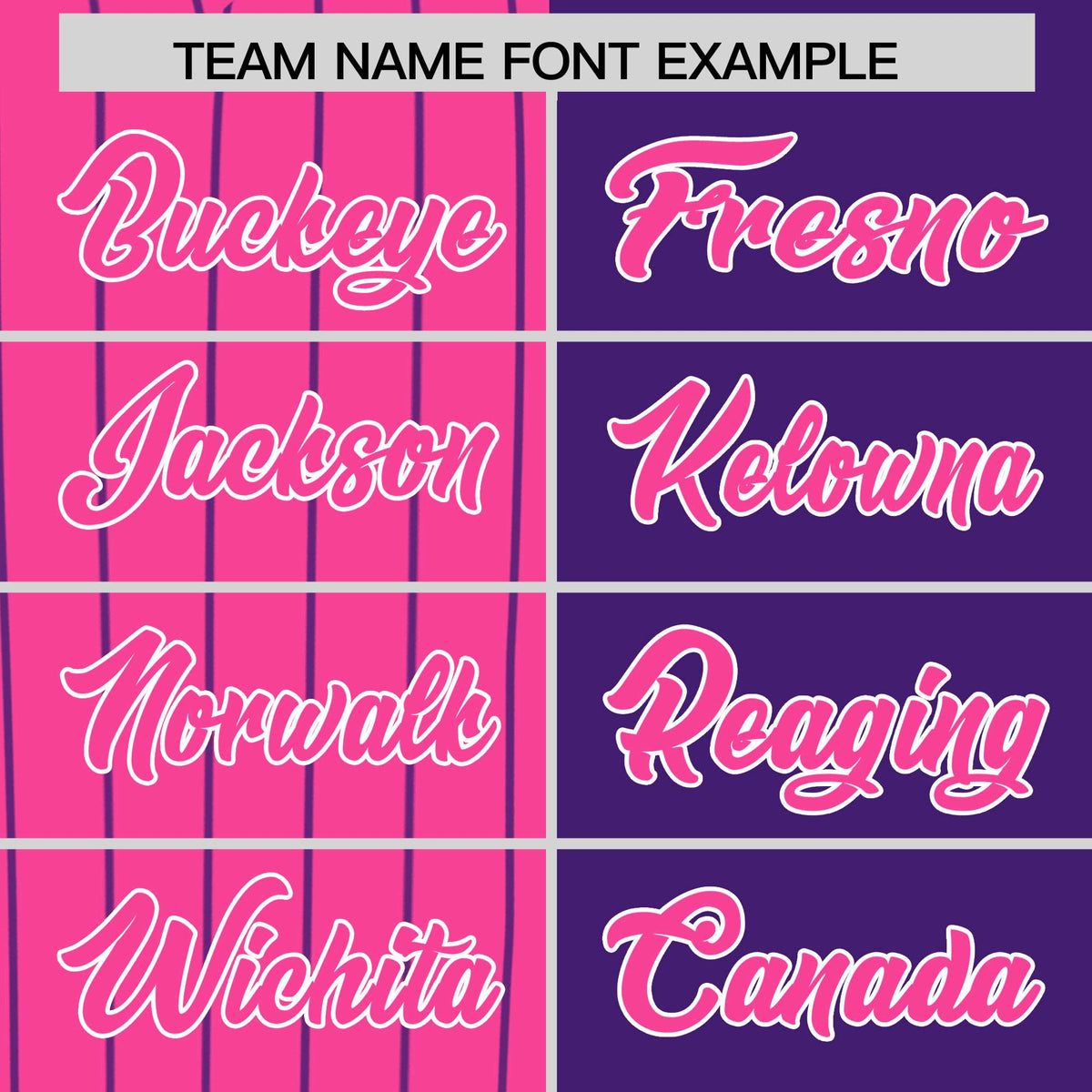 Custom Pink Purple and Black Pinstripe Personalized Raglan Sleeves Authentic Baseball Jersey