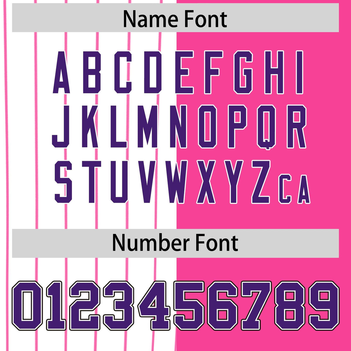 Custom White Pink and Purple Pinstripe Personalized Raglan Sleeves Authentic Baseball Jersey