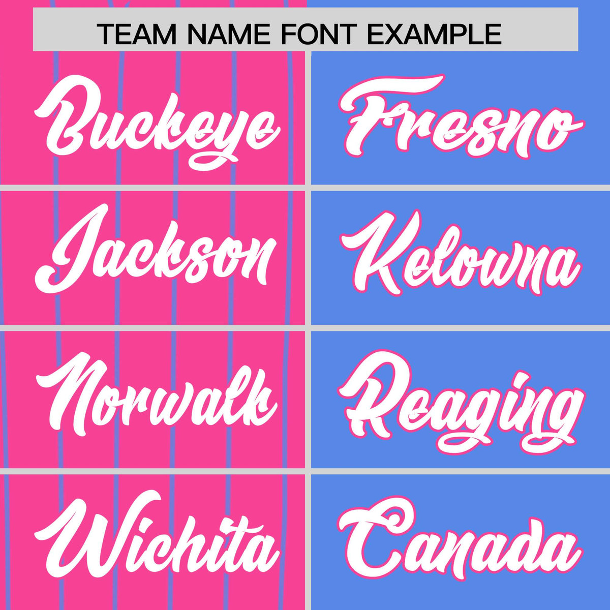 Custom Pink Powder Blue and White Pinstripe Personalized Raglan Sleeves Authentic Baseball Jersey