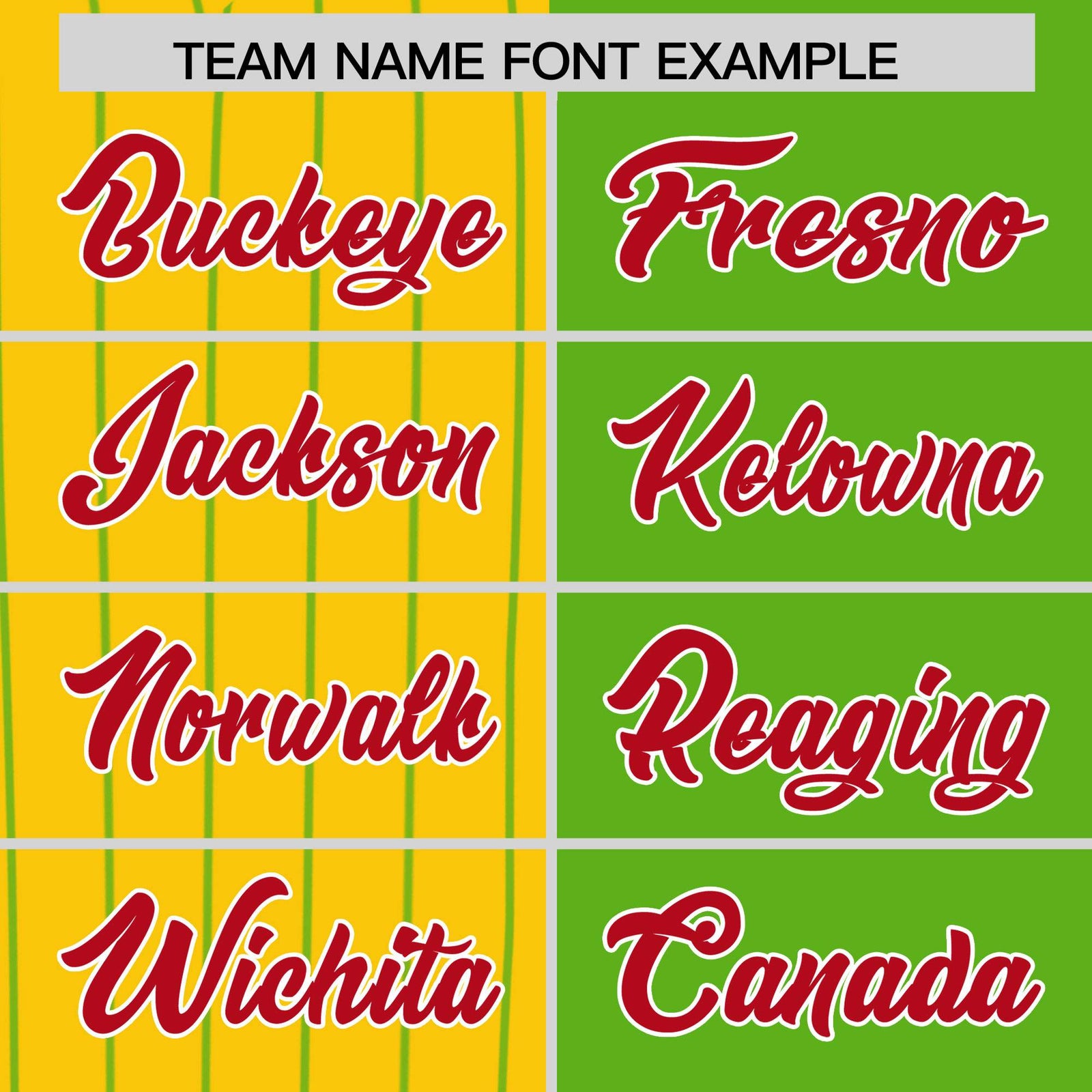 Custom Gold Neon Green and Red Pinstripe Personalized Raglan Sleeves Authentic Baseball Jersey