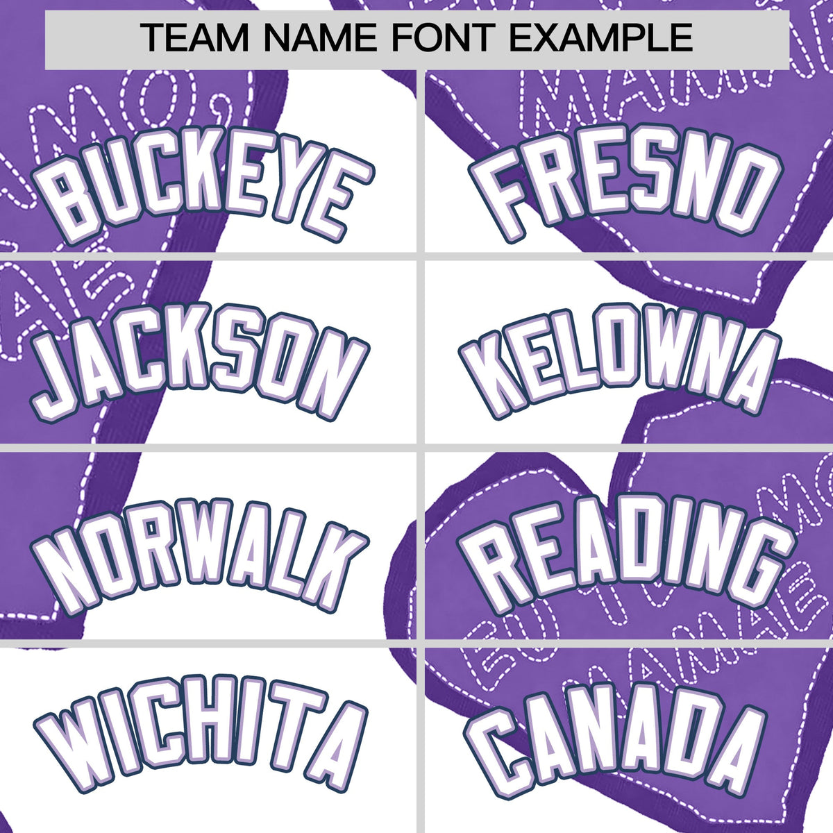 Custom White Light Purple Mother's Day Style Graffiti Pattern Quick Dry Baseball Jersey| KXKSHOP