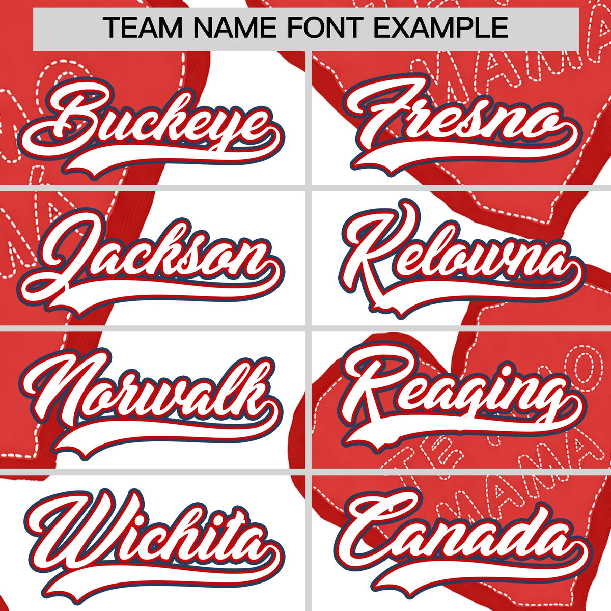 Custom White Red Mother's Day Style Graffiti Pattern Quick Dry Baseball Jersey| KXKSHOP