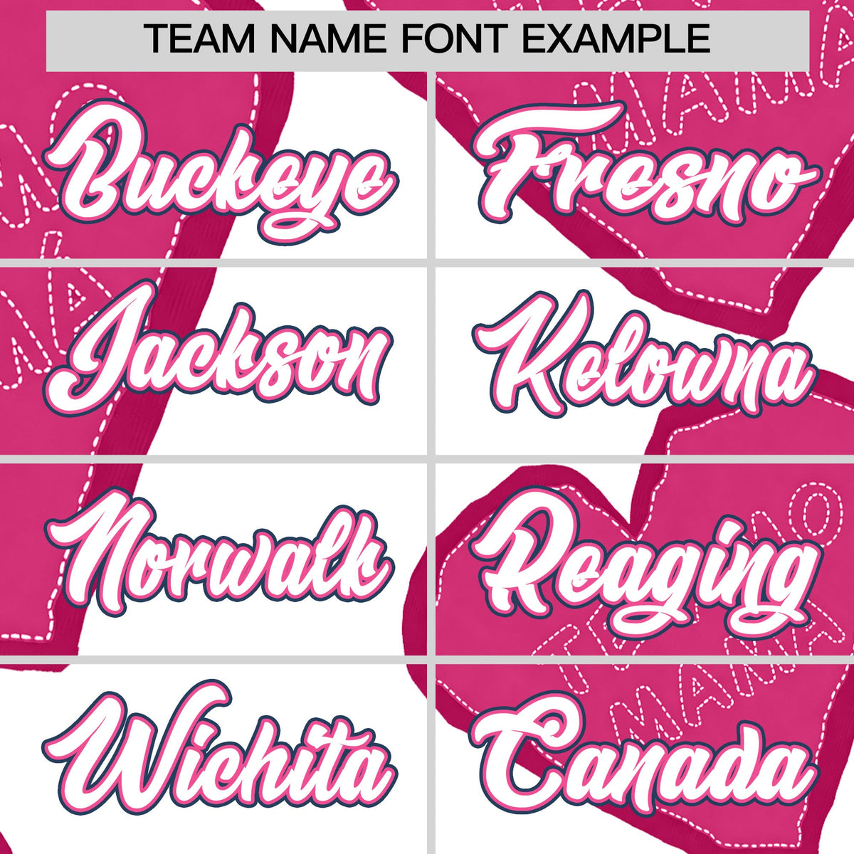 Custom White Pink Mother's Day Style Graffiti Pattern Quick Dry Baseball Jersey| KXKSHOP