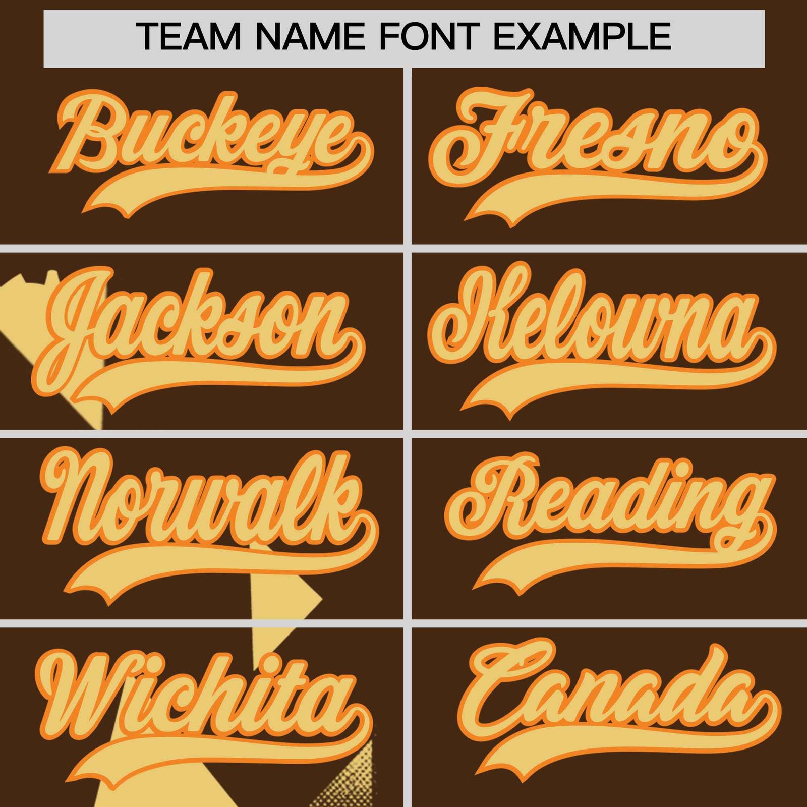 Custom Orange Brown Raptor Series Raglan Sleeves Urban Style Baseball Jersey