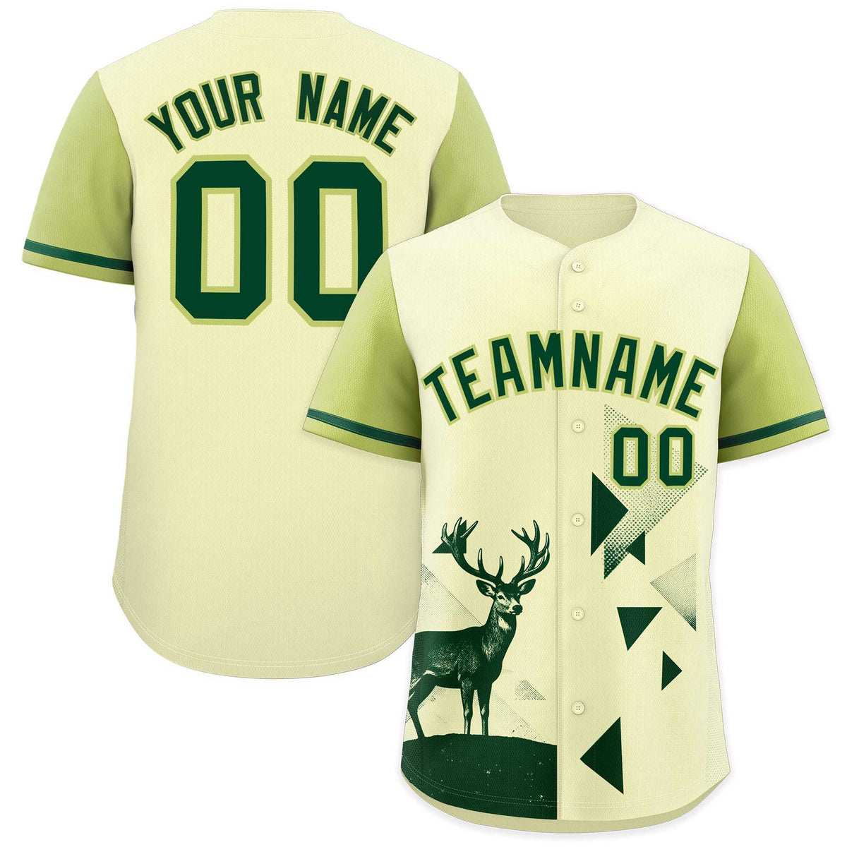 Custom Champagne Cream Raptor Series Raglan Sleeves Hip Hop Baseball Jersey