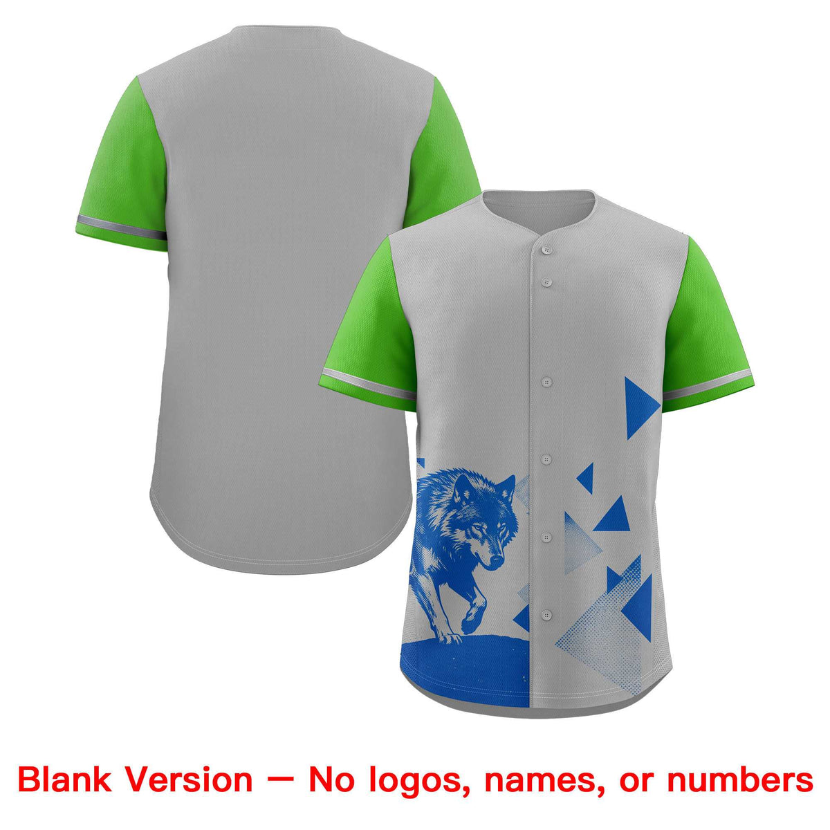 Custom Light Green Gray Raptor Series Raglan Sleeves Street Style Baseball Jersey |KXKSHOP