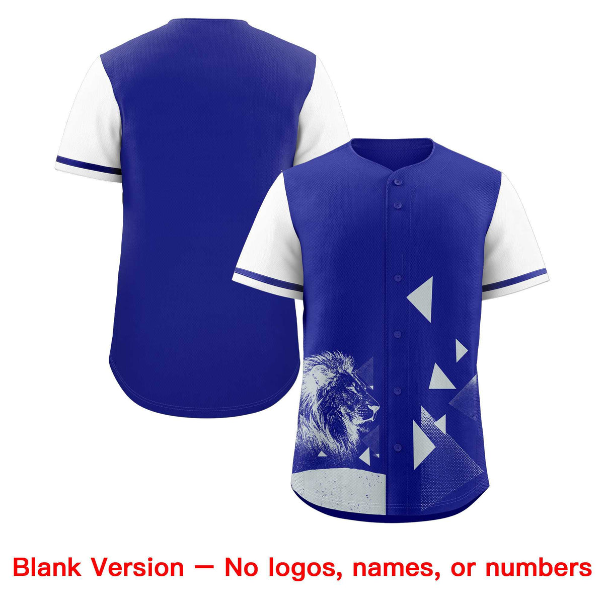 Custom White Royal Raptor Series Raglan Sleeves Lightweight Baseball Jersey |KXKSHOP