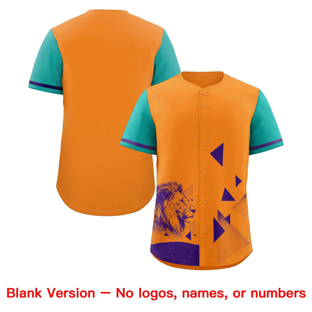 Custom Aqua Orange Raptor Series Raglan Sleeves Street Style Baseball Jersey |KXKSHOP