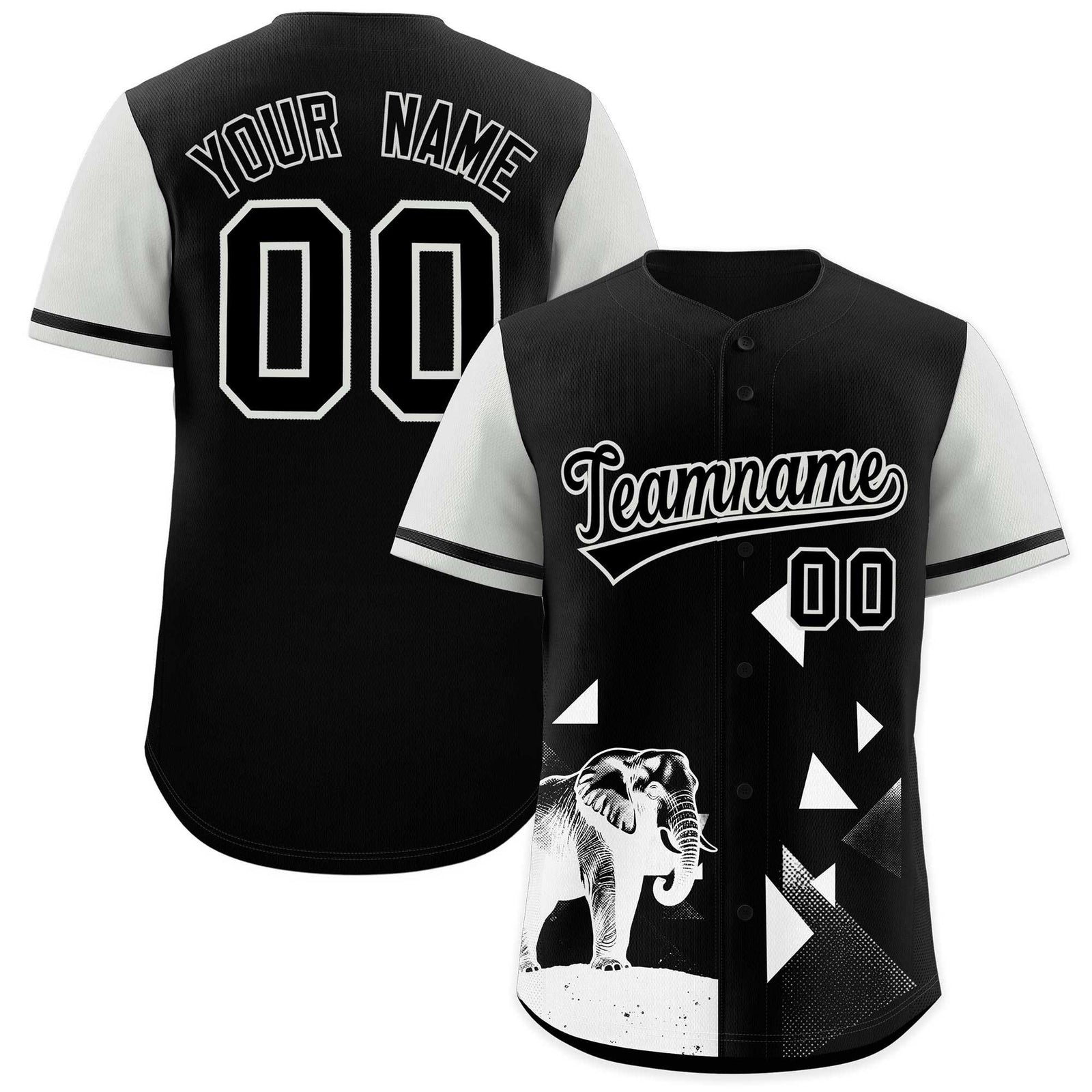 Custom Gray Black Raptor Series Raglan Sleeves Drapable Baseball Jersey |KXKSHOP