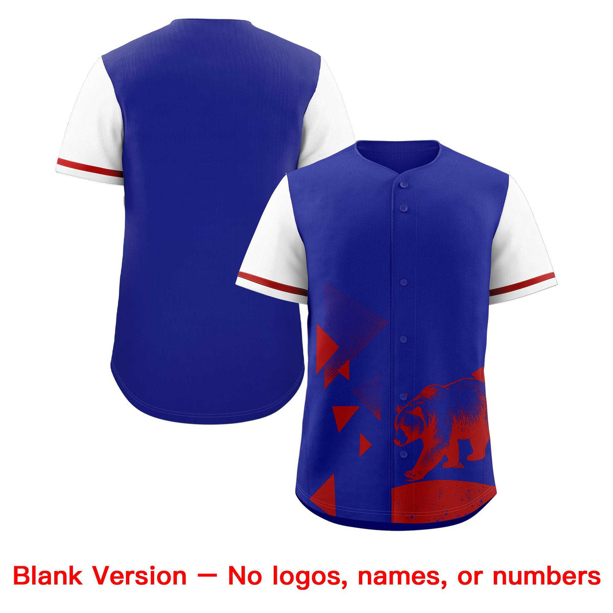 Custom White Royal Raptor Series Raglan Sleeves Breathable Baseball Jersey |KXKSHOP
