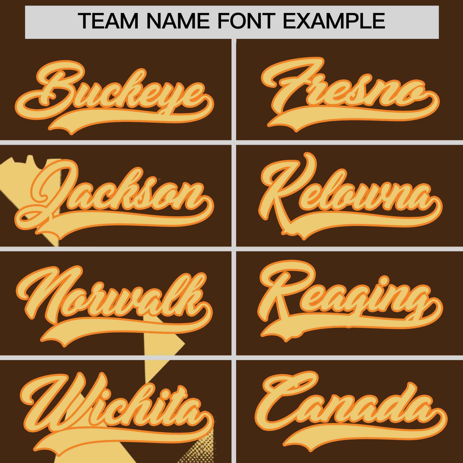 Custom Orange Brown Raptor Series Raglan Sleeves Urban Style Baseball Jersey