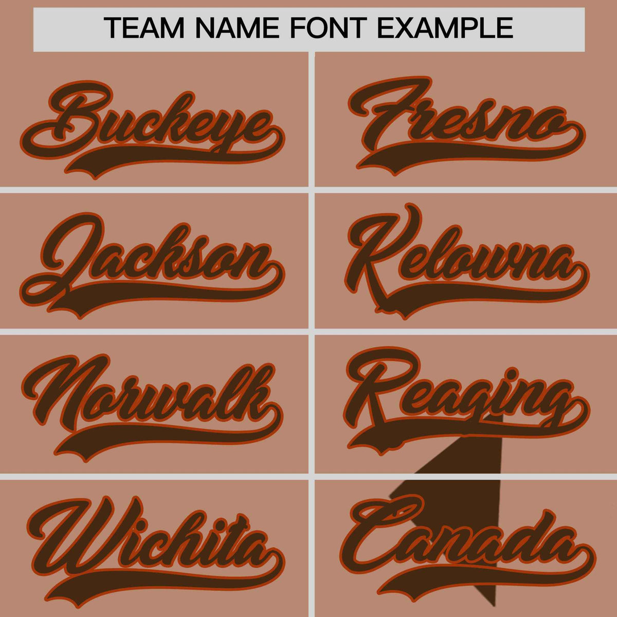 Custom Dark Orange Coffee Raptor Series Raglan Sleeves Hip Hop Baseball Jersey