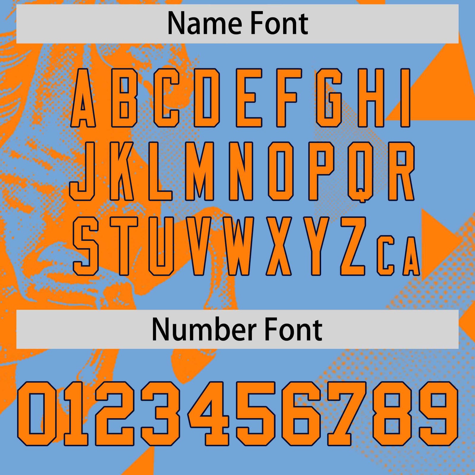 Custom Orange Powder Blue Raptor Series Raglan Sleeves Street Style Baseball Jersey