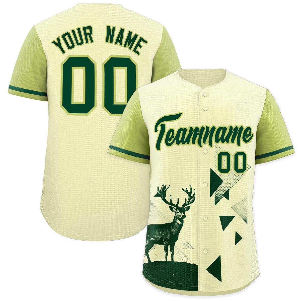 Custom Champagne Cream Raptor Series Raglan Sleeves Hip Hop Baseball Jersey