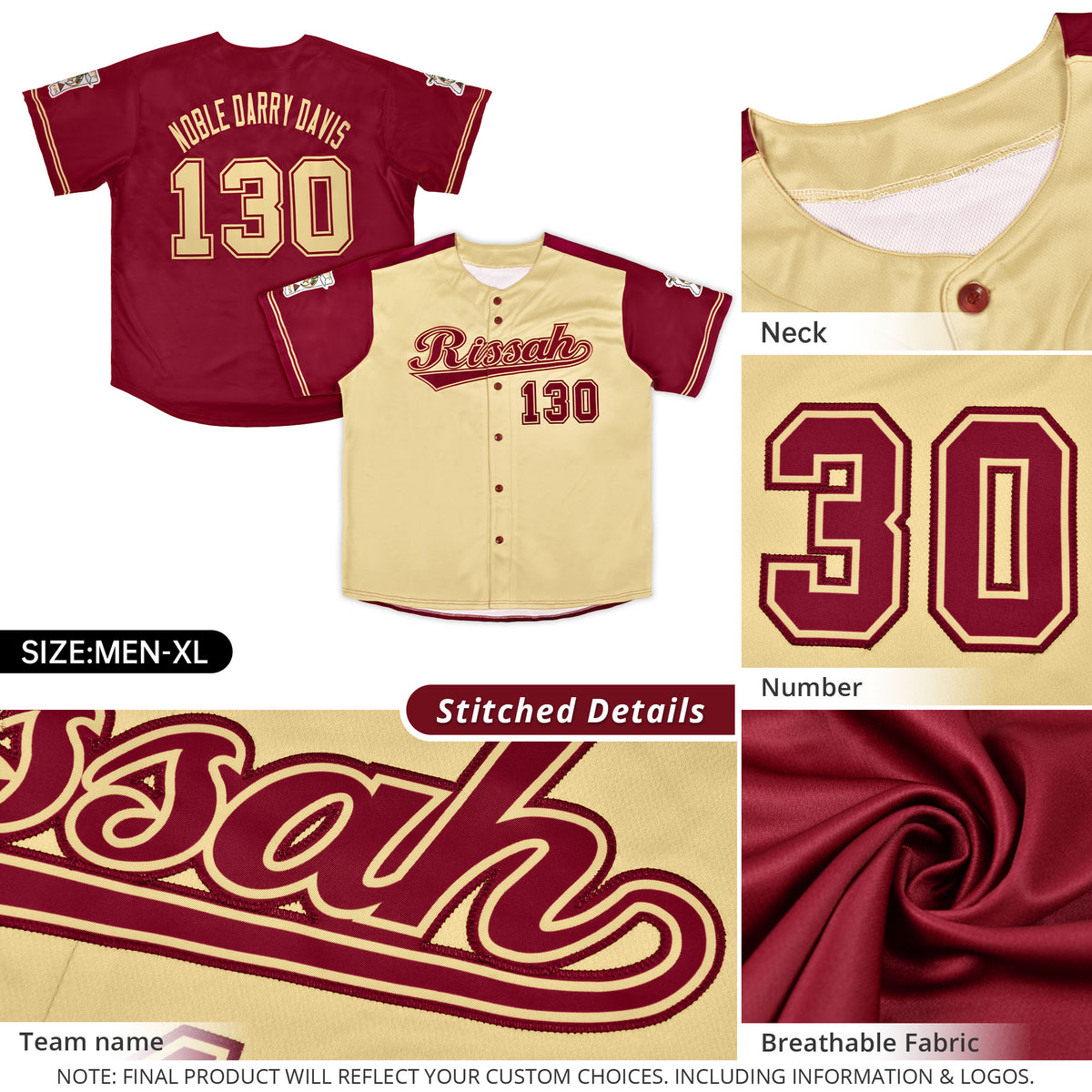 Custom Light Brown Cream Raptor Series Raglan Sleeves Drapable Baseball Jersey