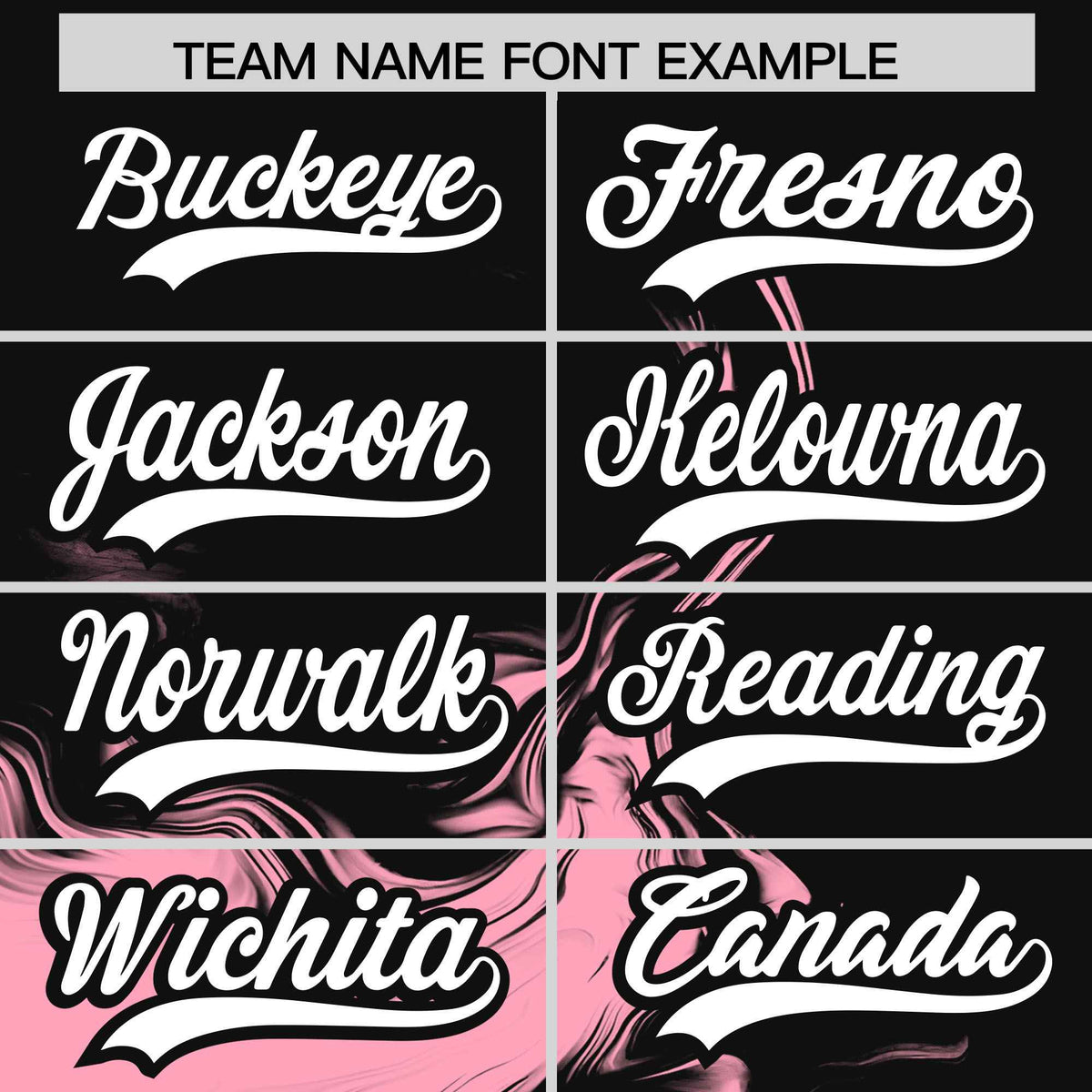 Custom Black Light Pink Personalized Ink Pattern Authentic Baseball Jersey