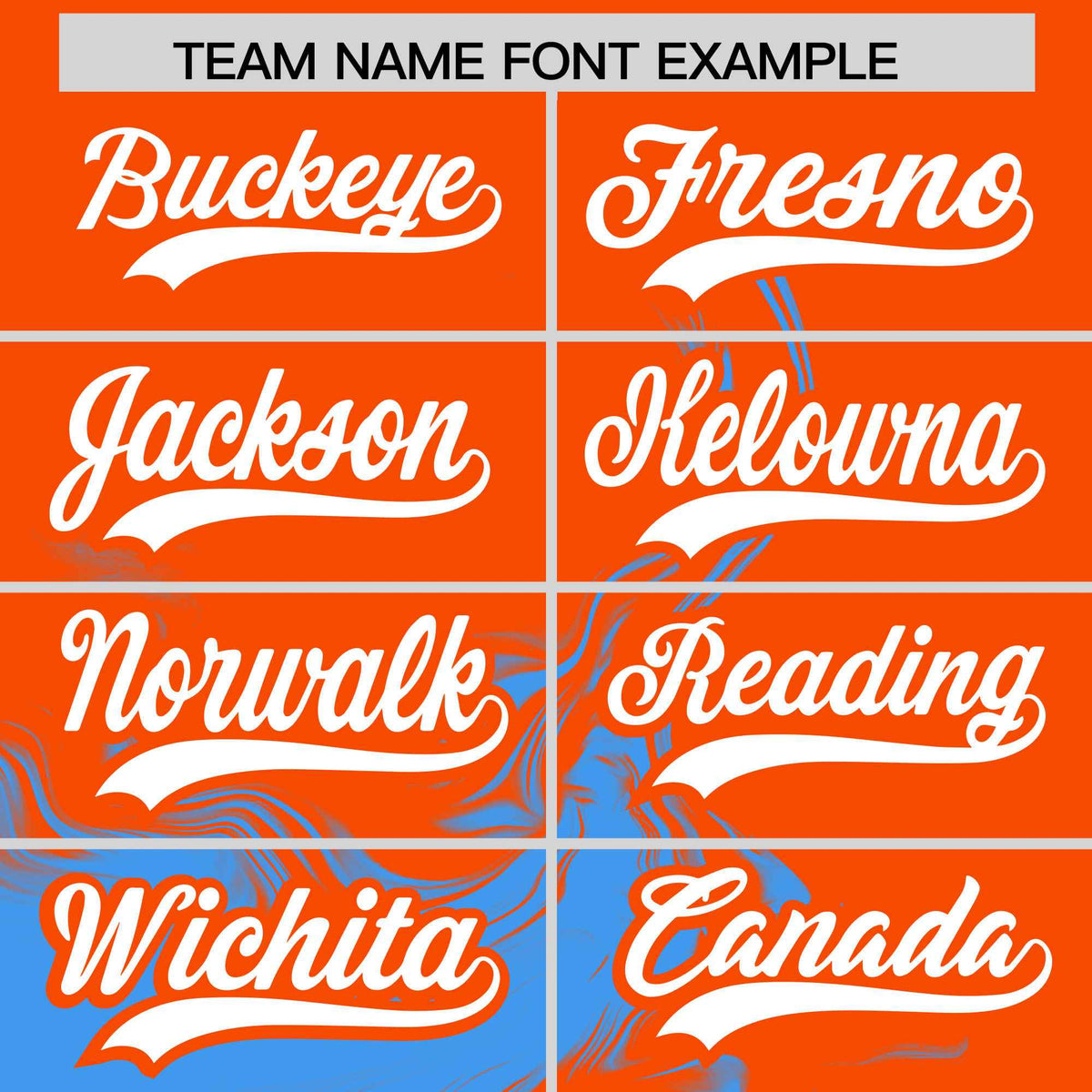 Custom Orange Powder Blue Personalized Ink Pattern Authentic Baseball Jersey