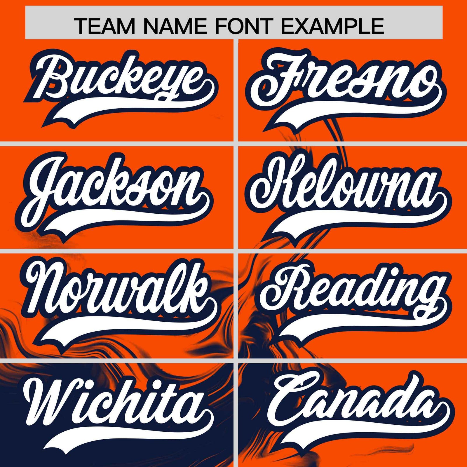 Custom Orange Navy Personalized Ink Pattern Authentic Baseball Jersey