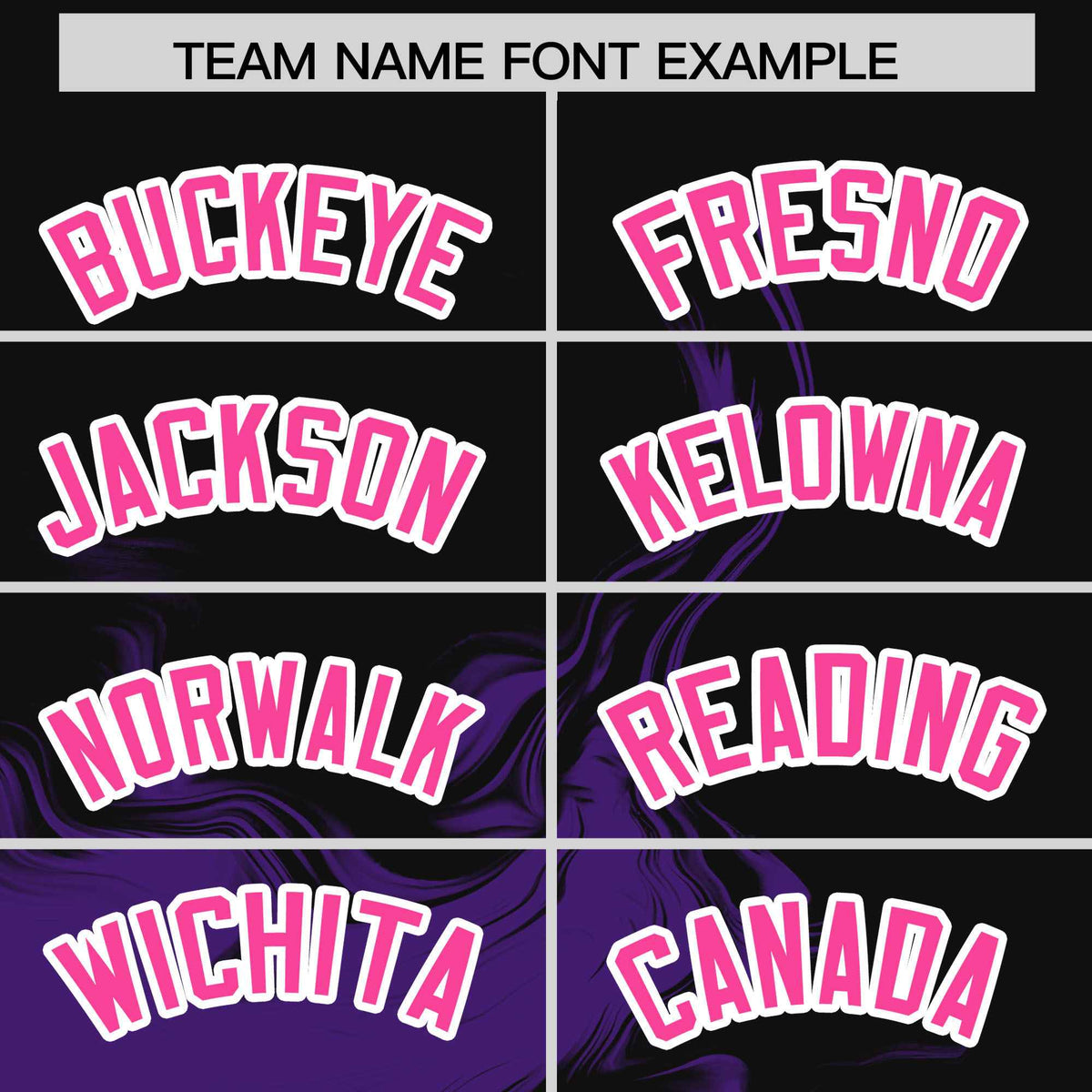 Custom Black Purple Personalized Ink Pattern Authentic Baseball Jersey