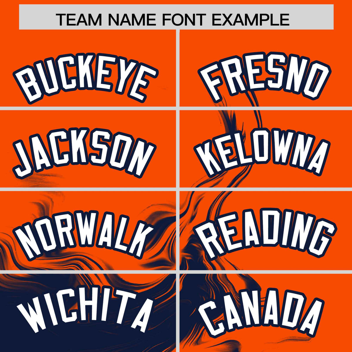 Custom Orange Navy Personalized Ink Pattern Authentic Baseball Jersey
